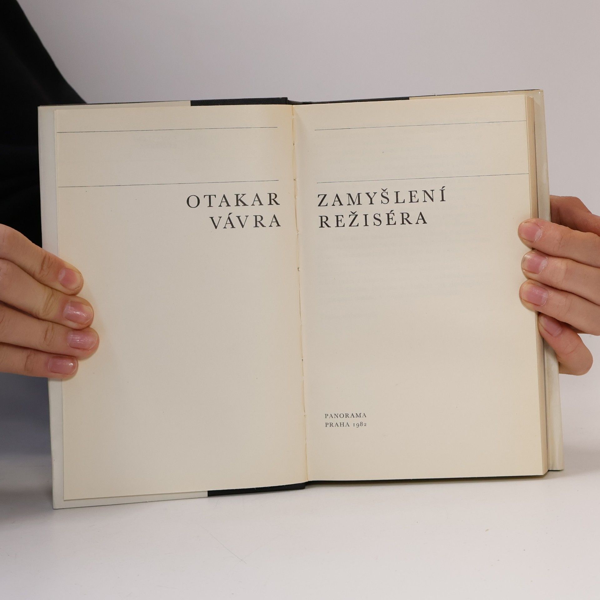 Otakar Vávra Zamyšlení režiséra