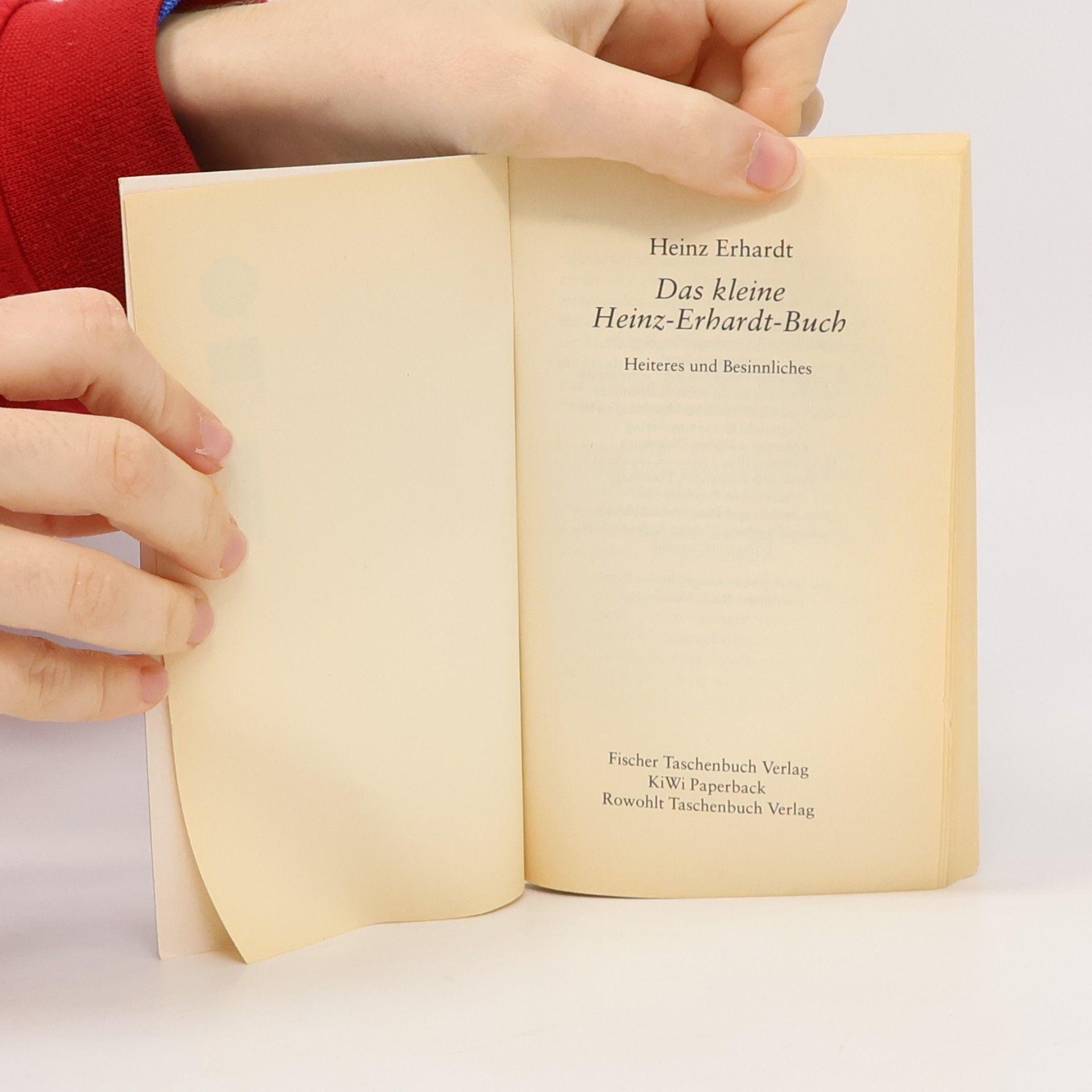 Heinz Erhardt Das kleine Heinz-Erhardt Buch