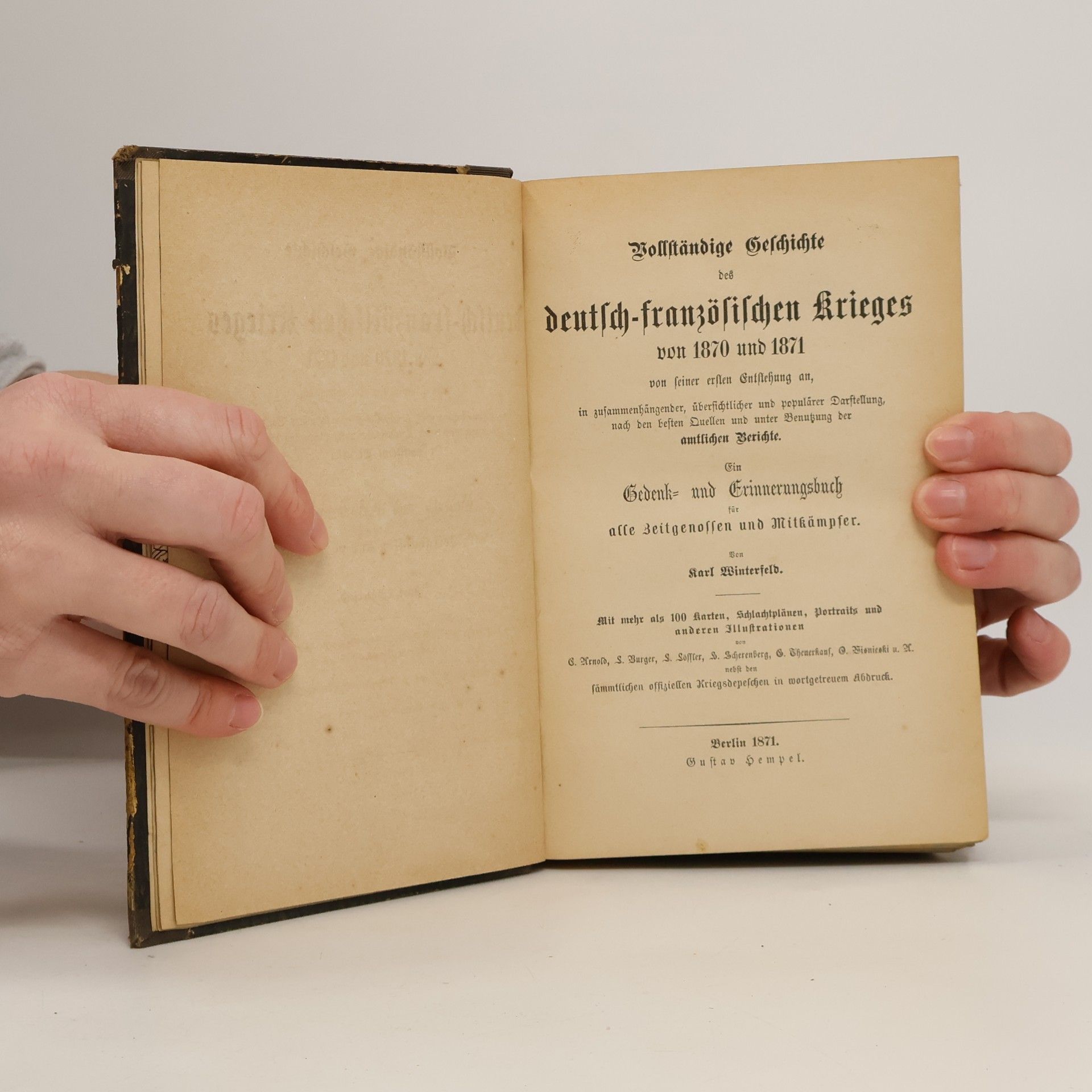 Karl Winterfeld Geschichte des deutsch-französischen Krieges von 1870-71