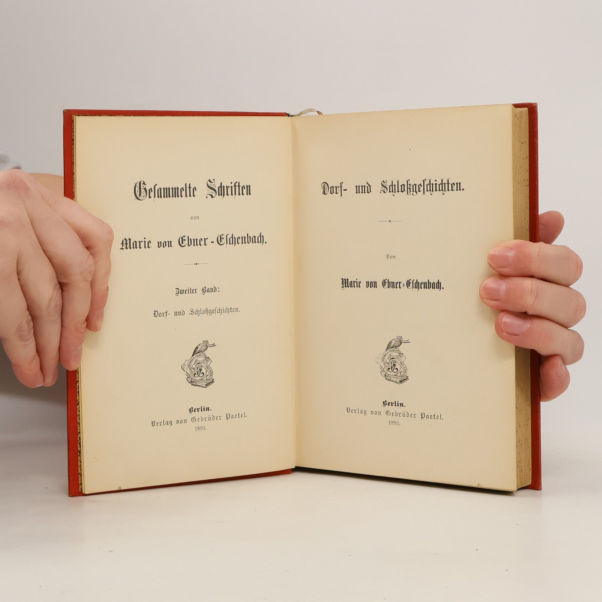 Marie von Ebner-Eschenbach Gesammelte Schriften