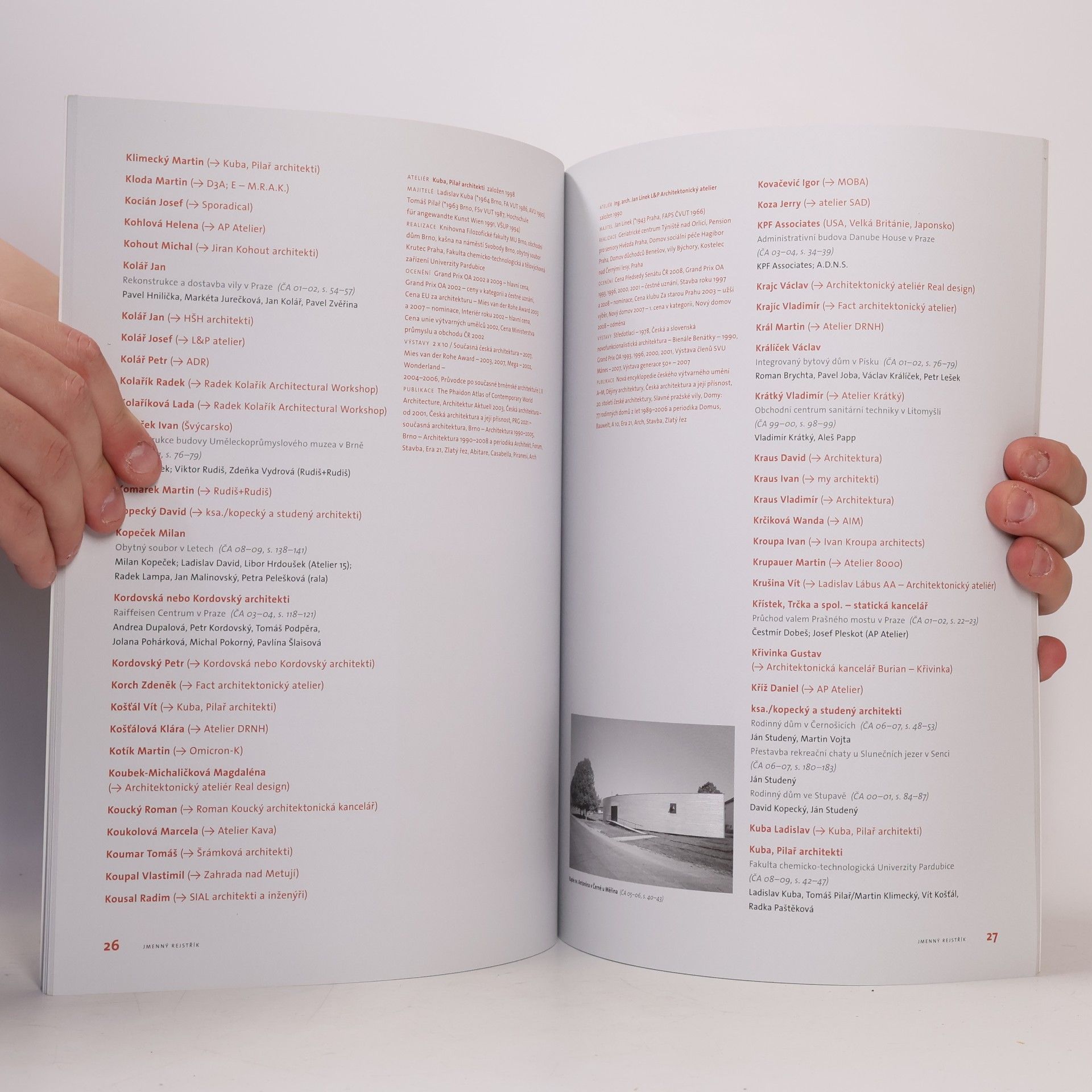 Petr Volf Česká architektura 1999-2009. Příloha
