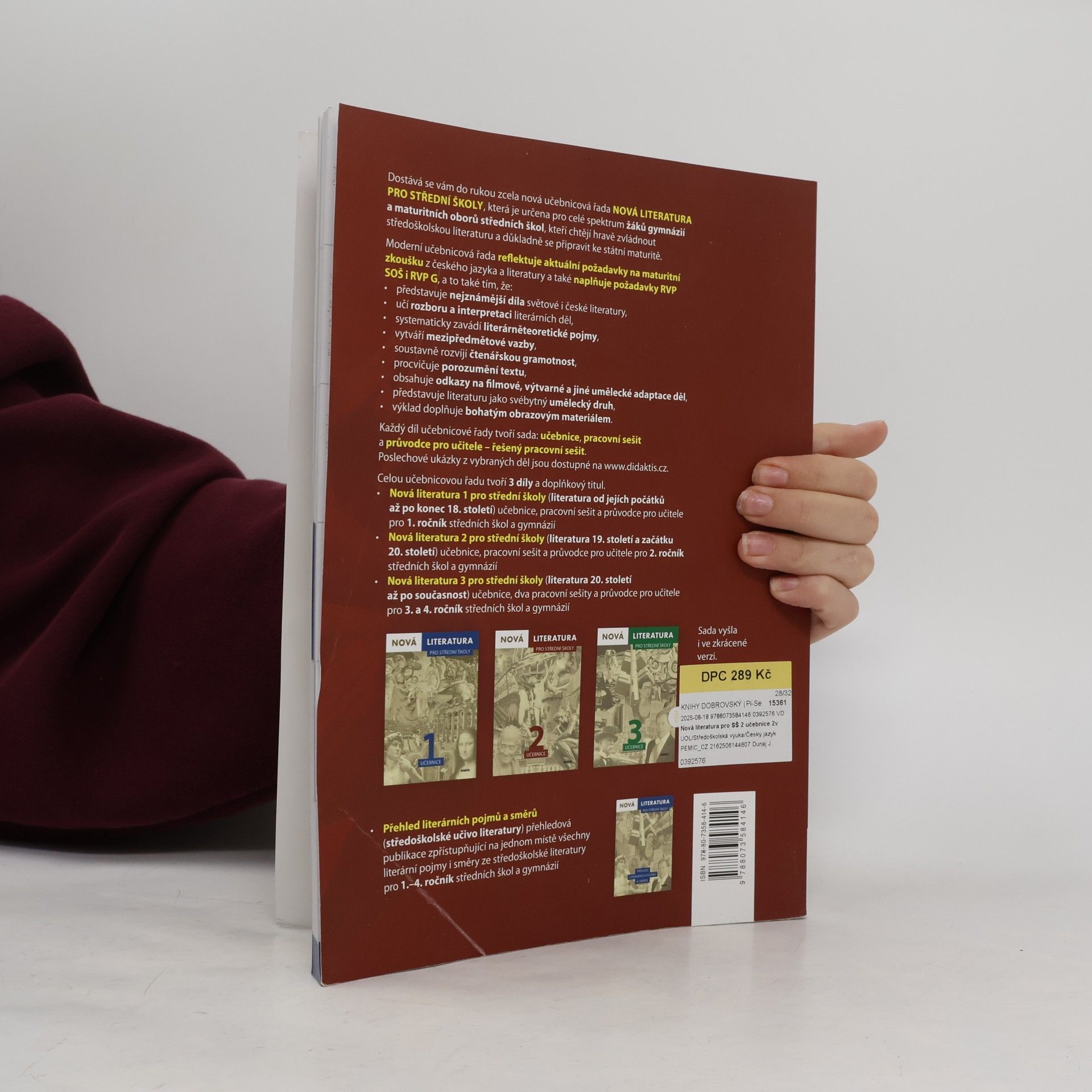 Lukáš Borovička Nová literatura 2 pro střední školy