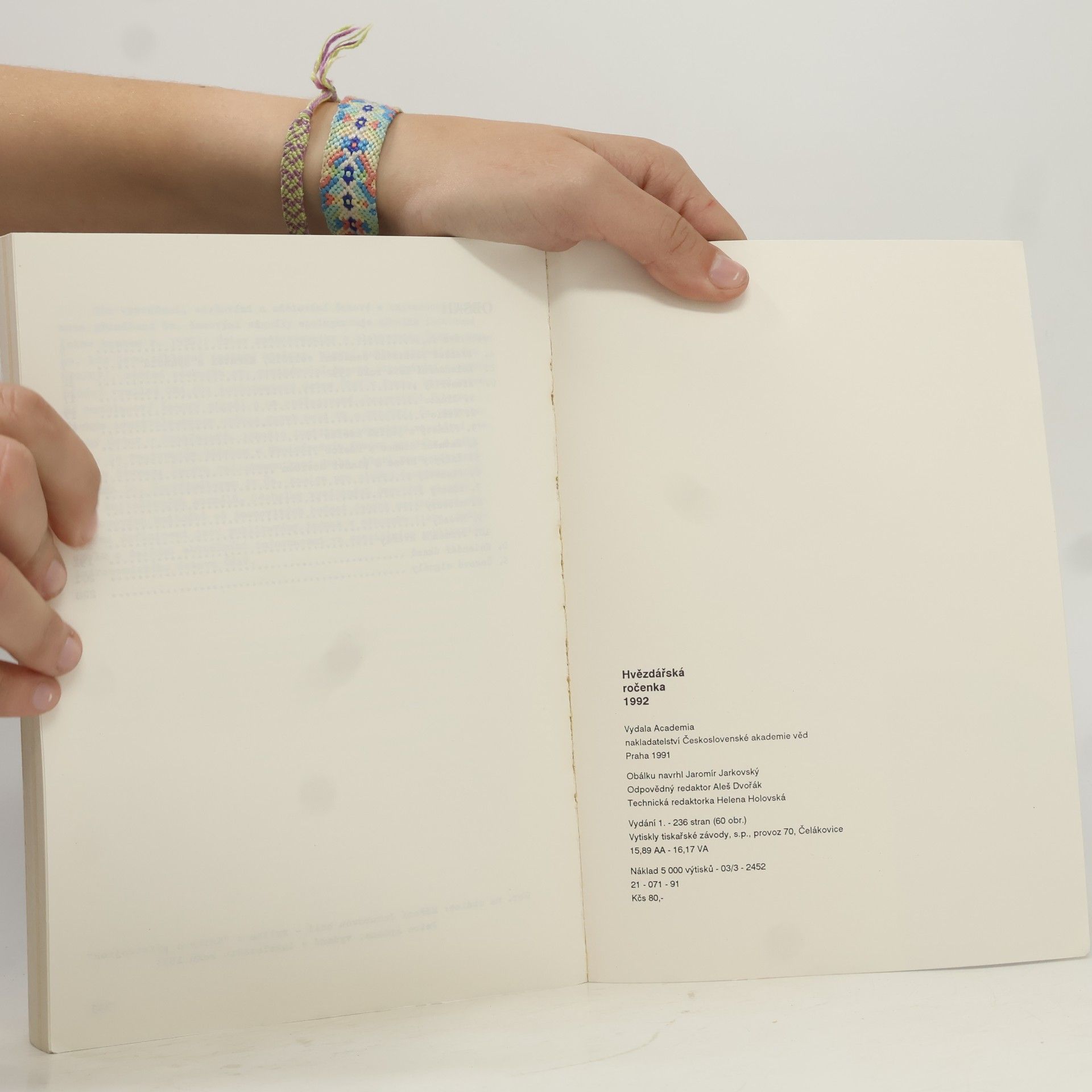 Autores varios Hvězdářská ročenka 1992