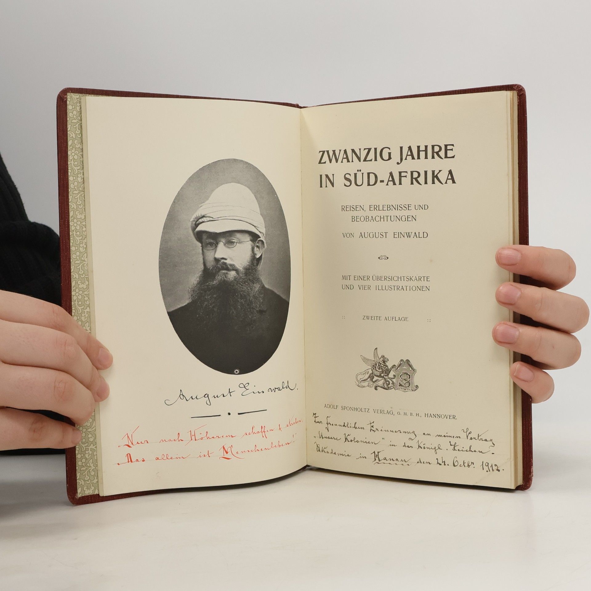 August Einwald Zwanzig Jahre in Süd-Afrika