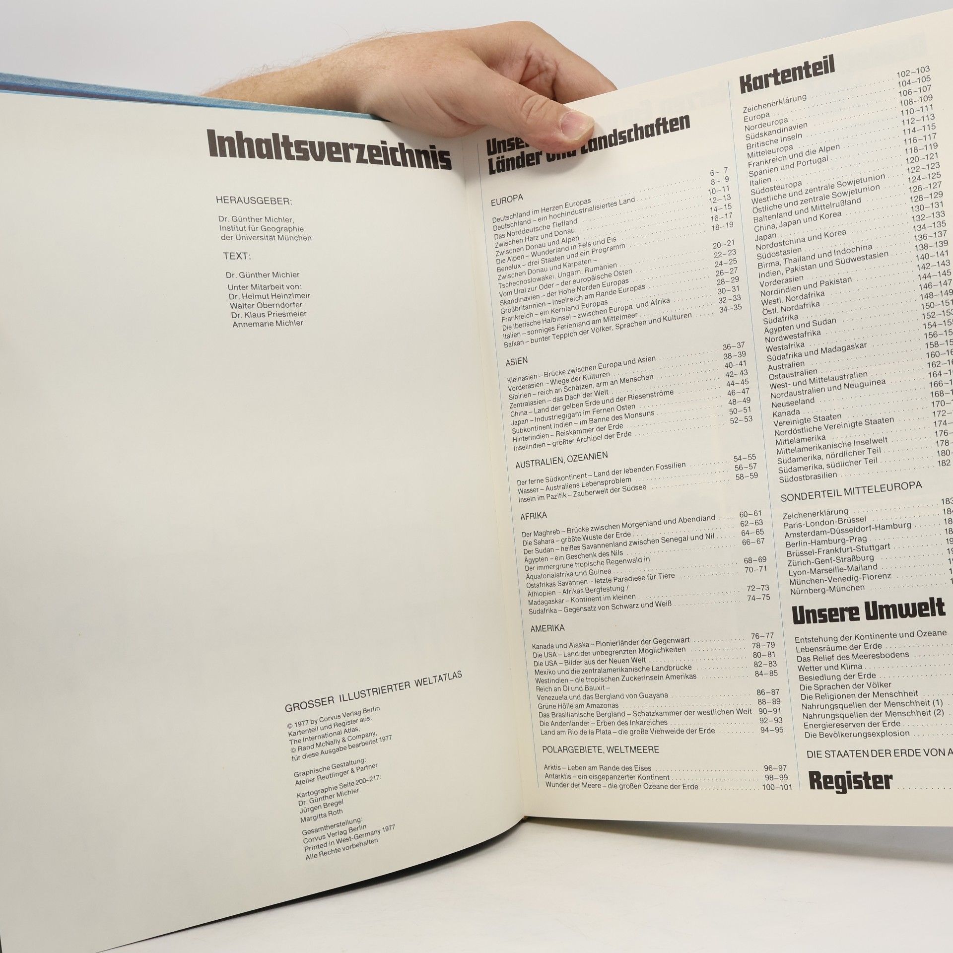 Günther Michler Grosser illustrierter Weltatlas