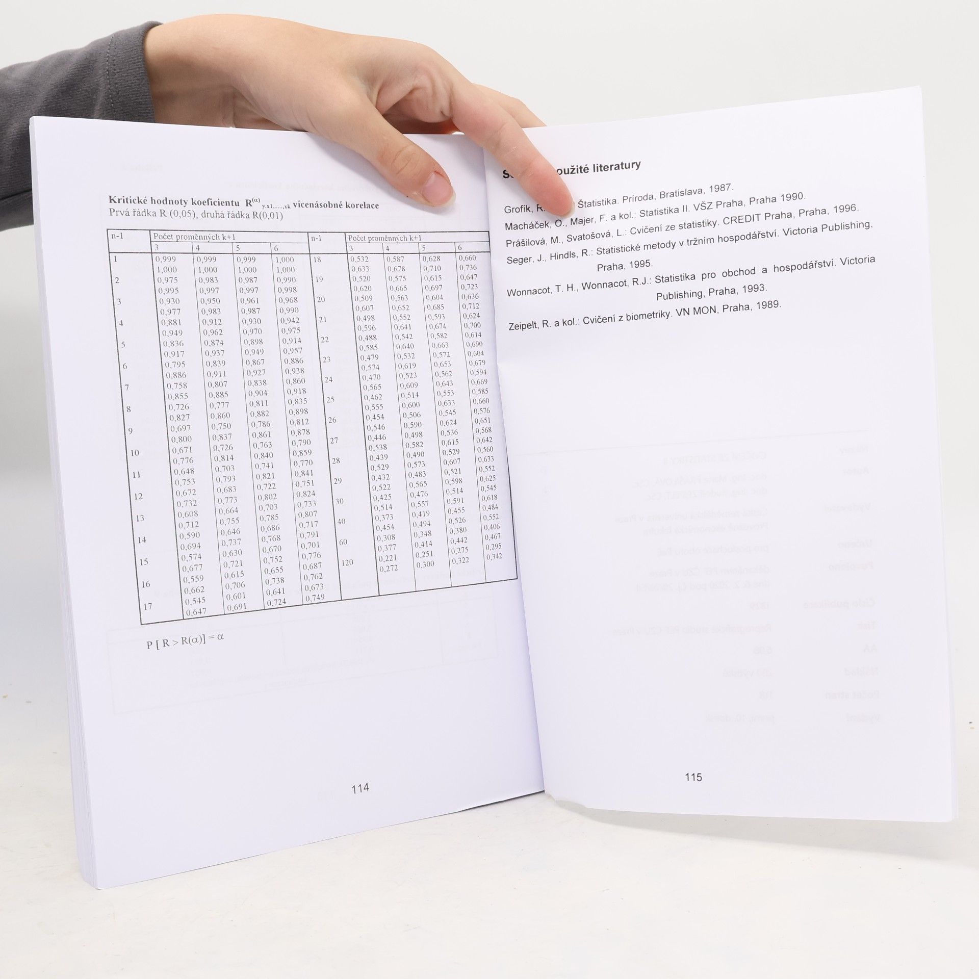 Marie Prášilová Cvičení ze statistiky II.