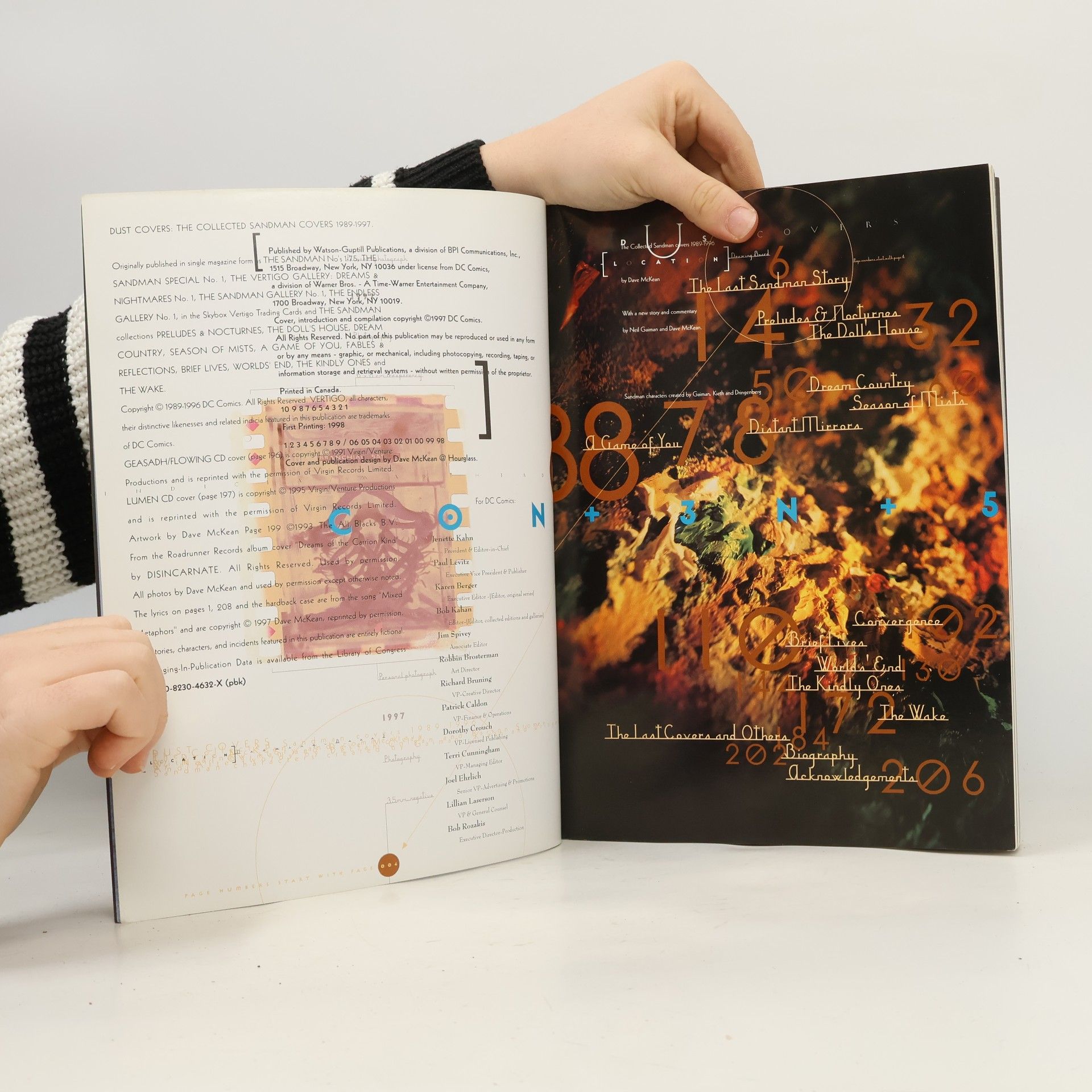 Neil Gaiman The Sandman: Dustcovers