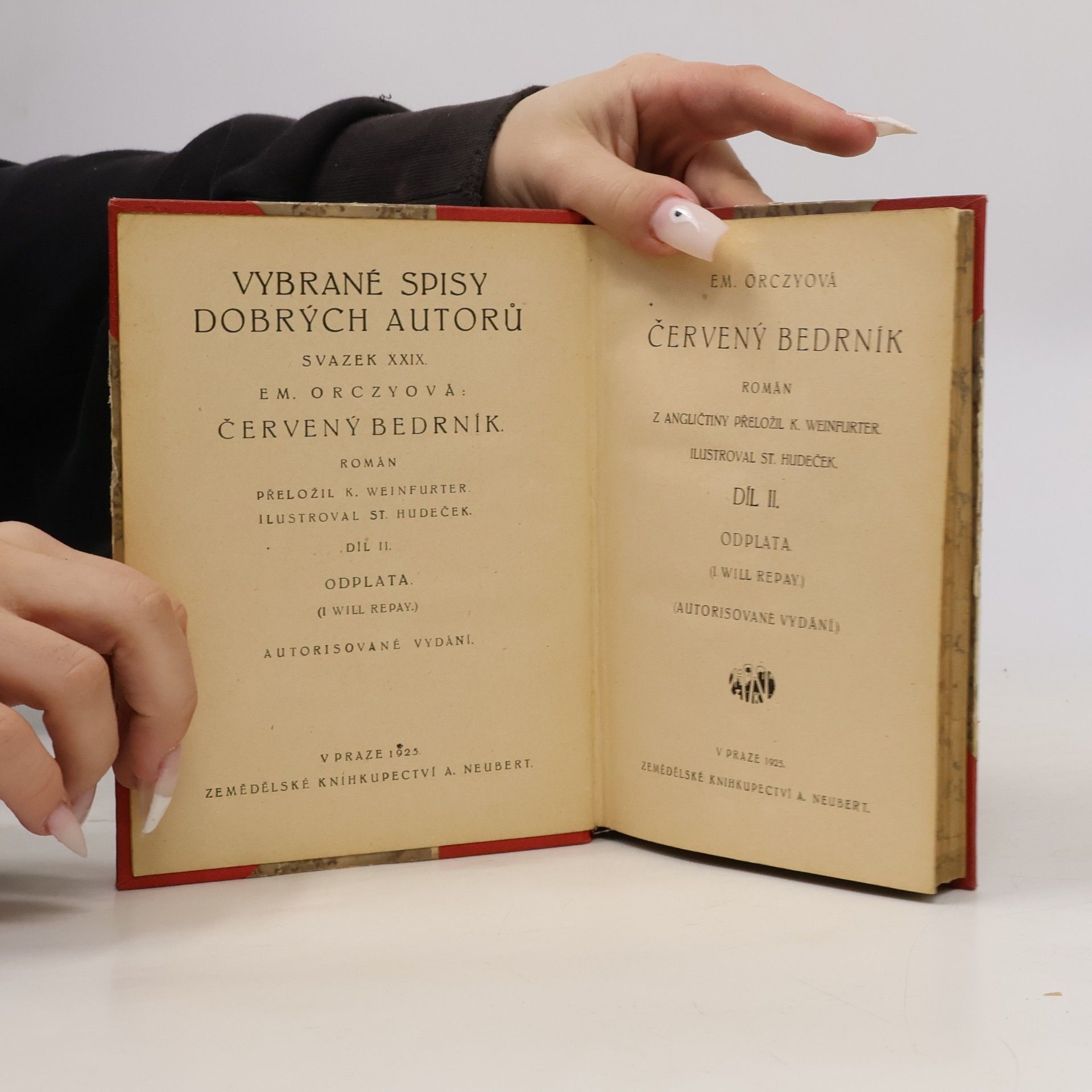 Em. Orczyová Červený Bedrník 2