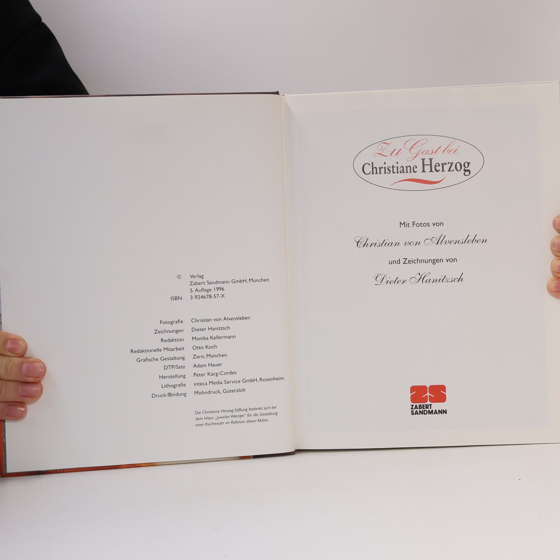 Christiane Herzog Mein ganz persönlichen Rezepte