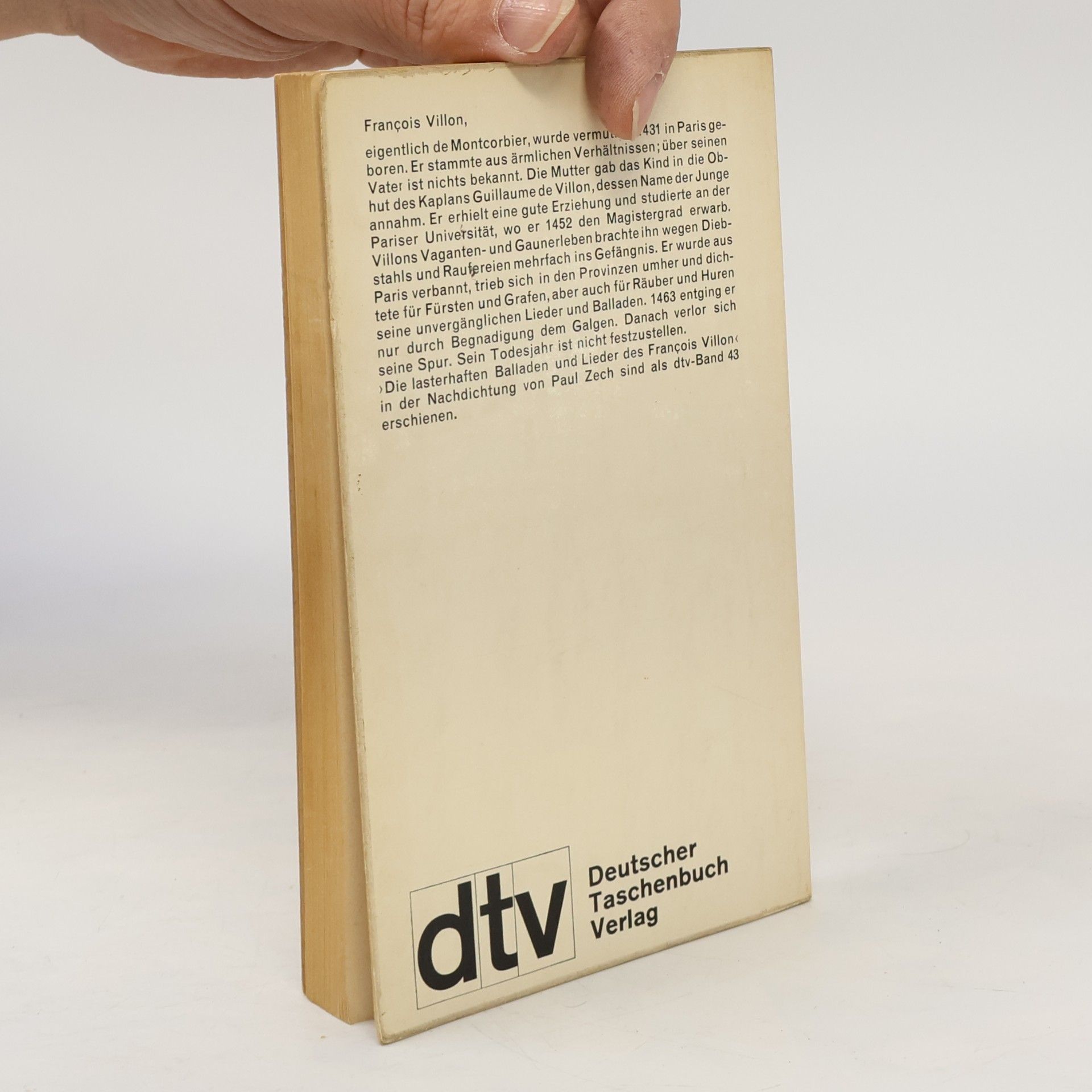 François Villon Das Große Testament