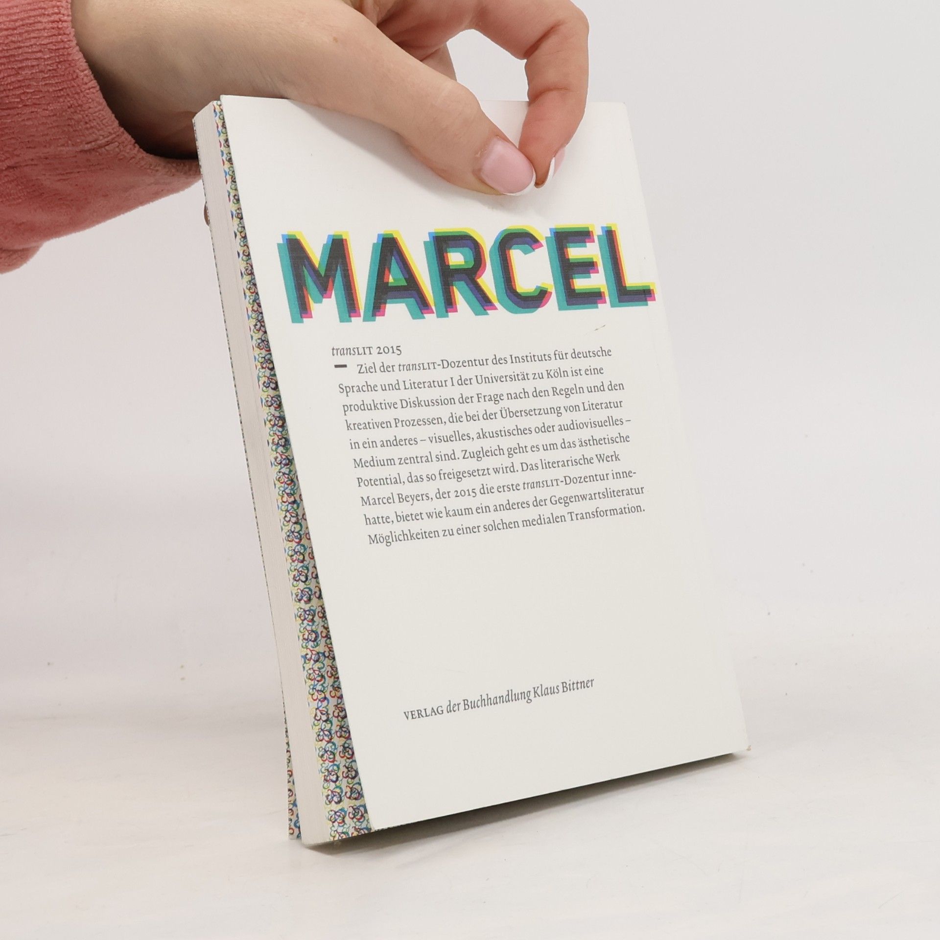 Marcel Beyer BEYER. Translit 2015