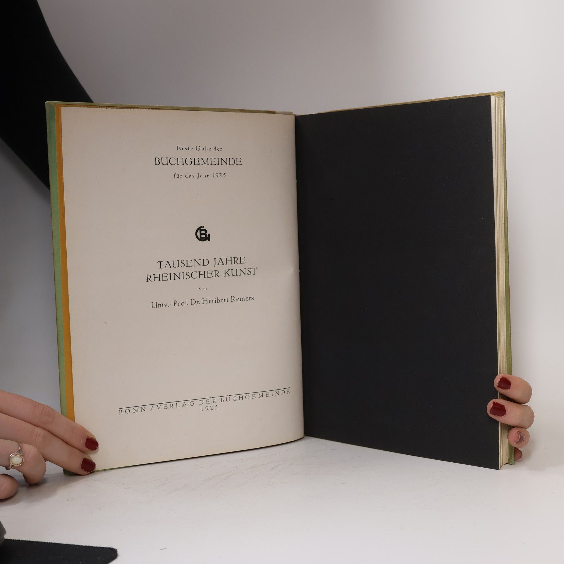 Heribert Reiners Tausend Jahre Rheinischer Kunst
