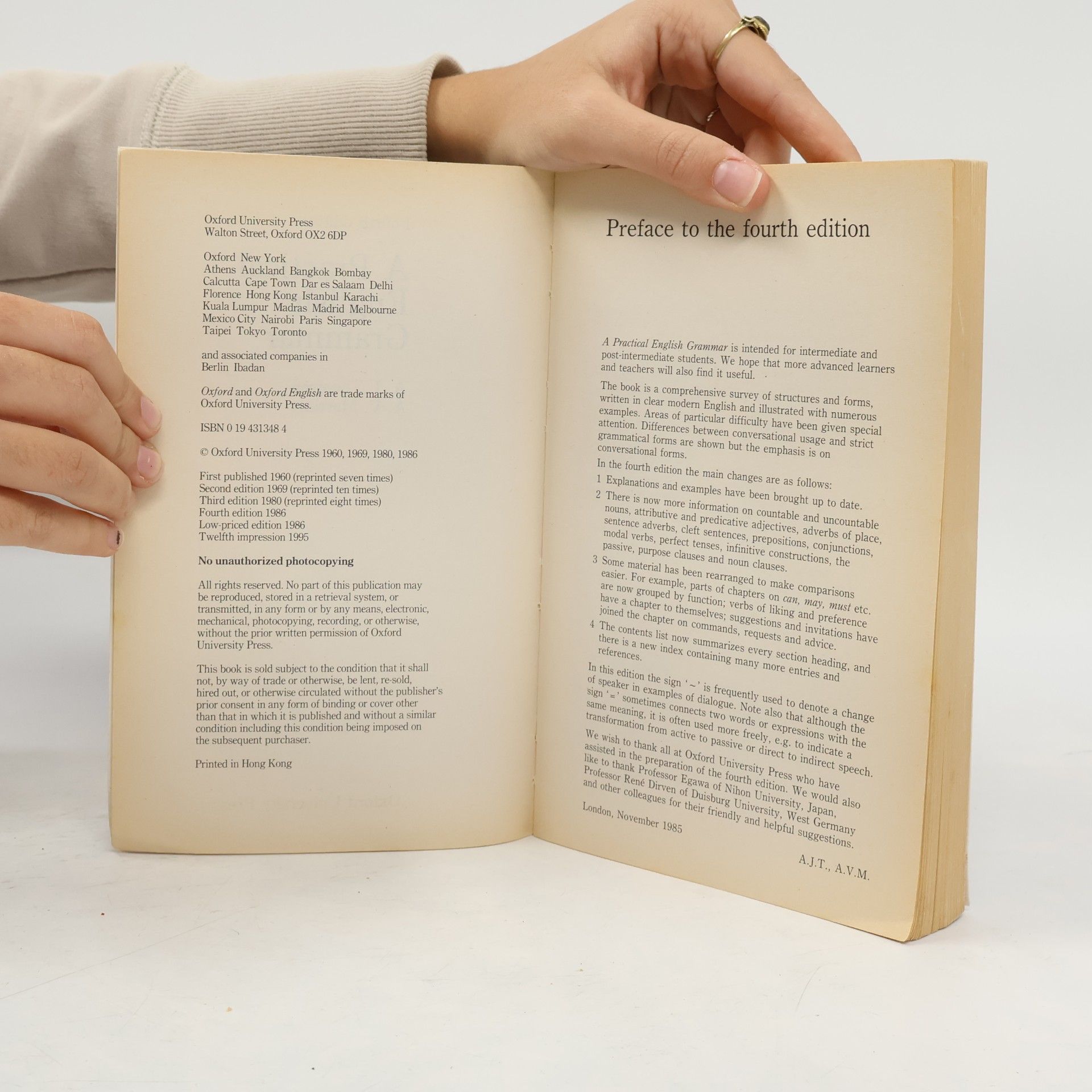 A. J. Thomson A Practical English Grammar