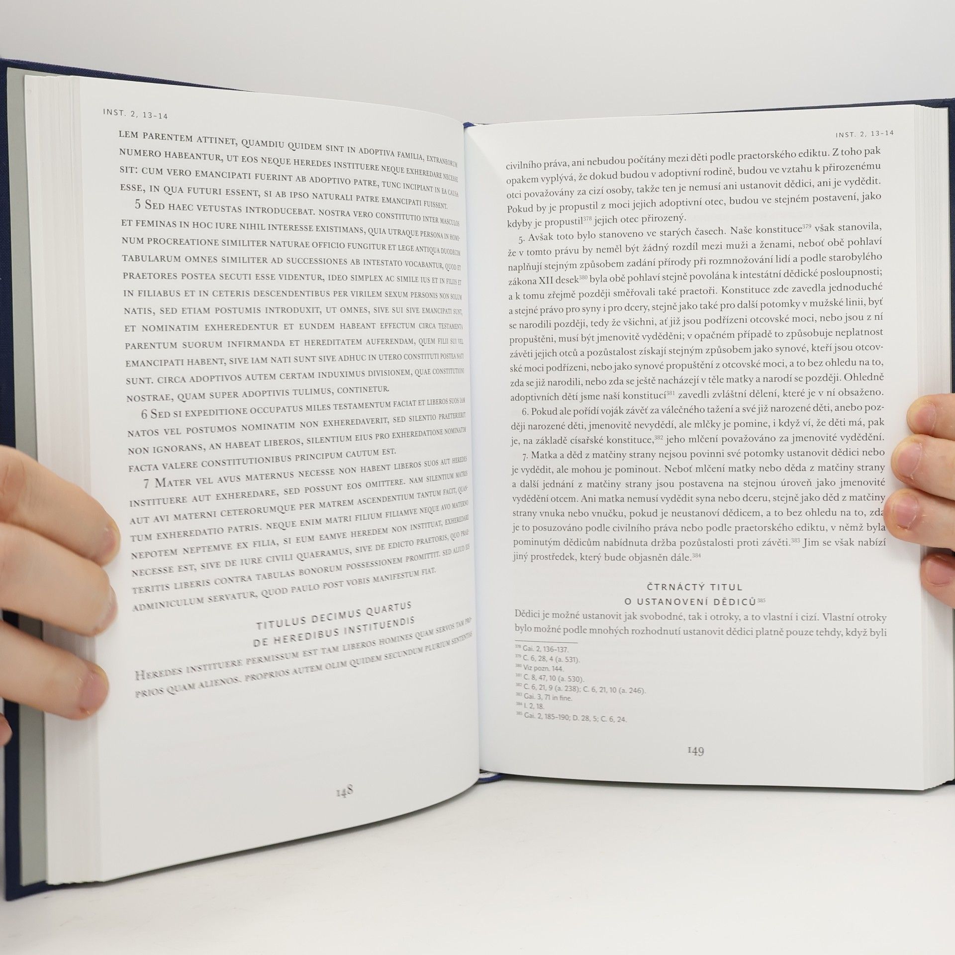 Michal Skřejpek Justiniánské Instituce. Iustiniani Institutiones