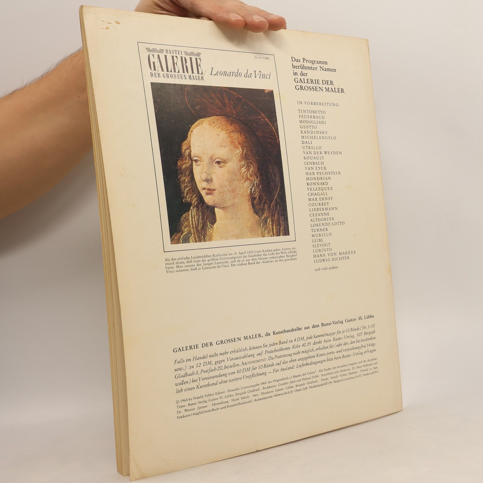 Collectif d'auteurs Bastei Galerie der Grossen Maler. Nr. 61