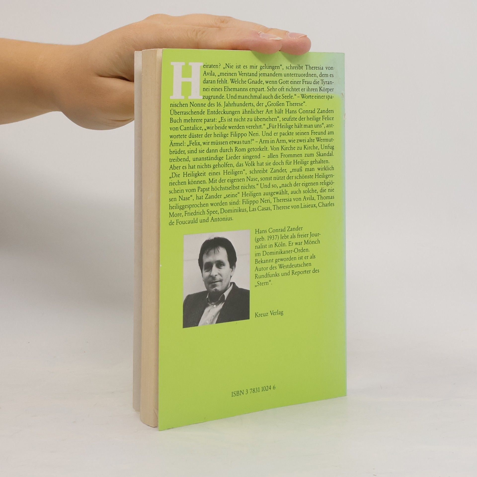 Hans Conräd Zander Die emanzipierte Nonne und andere Portraits von heiligen Individualisten