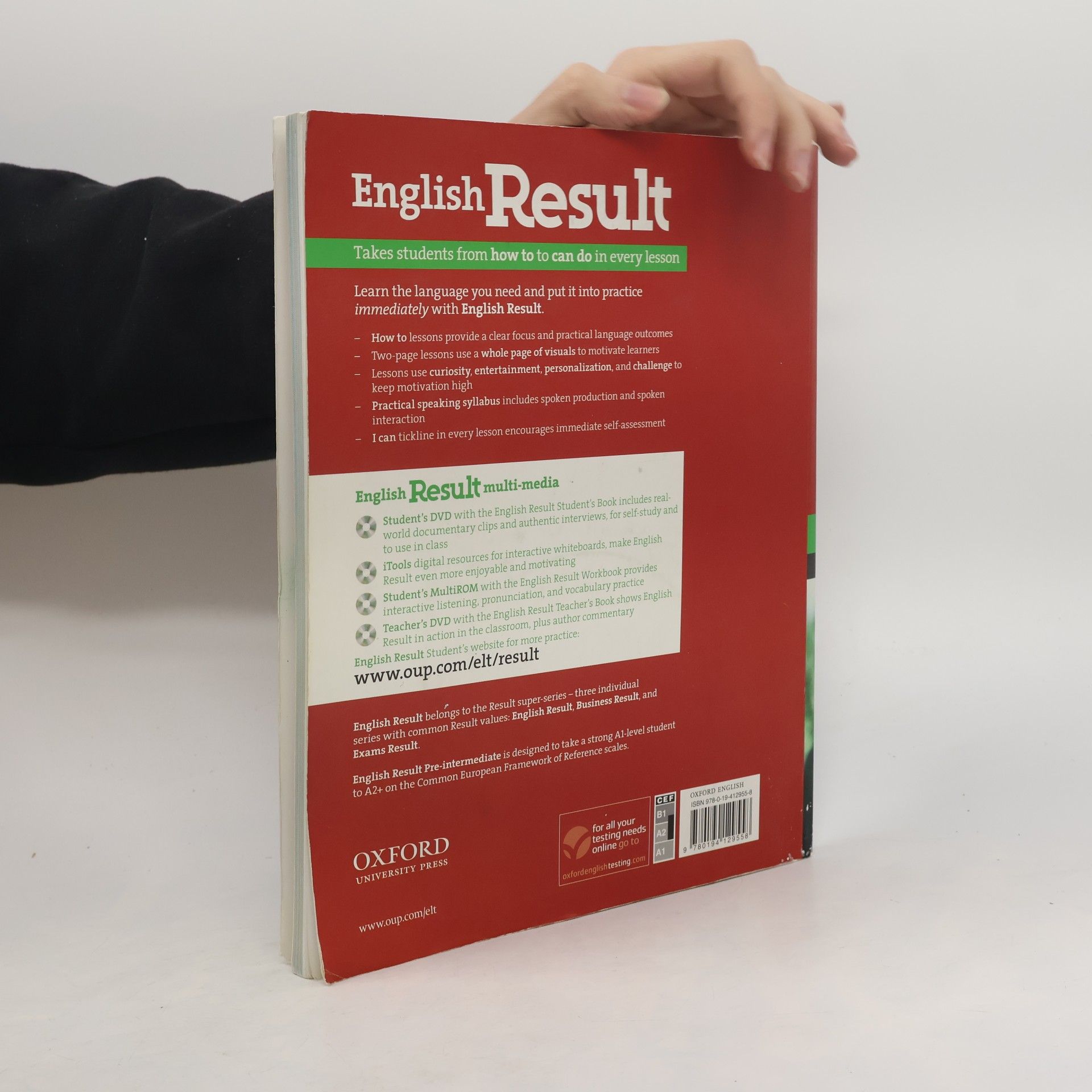 Mark Hancock English result: pre-intermediate