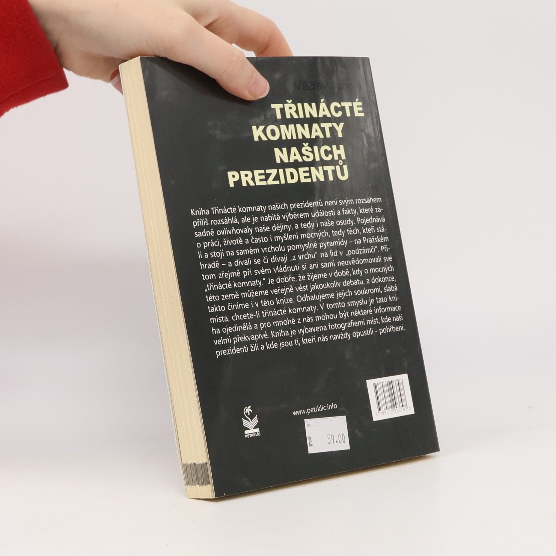 Václav Junek Třinácté komnaty našich prezidentů