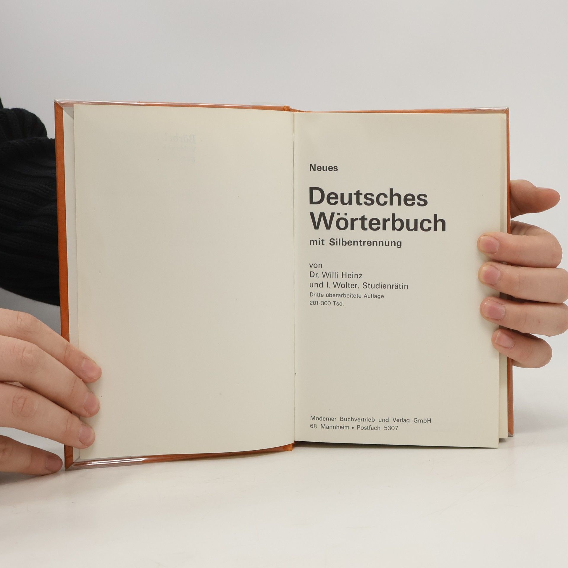 Willi Heinz Neues Deutsches Wörterbuch mit Silbentrennung