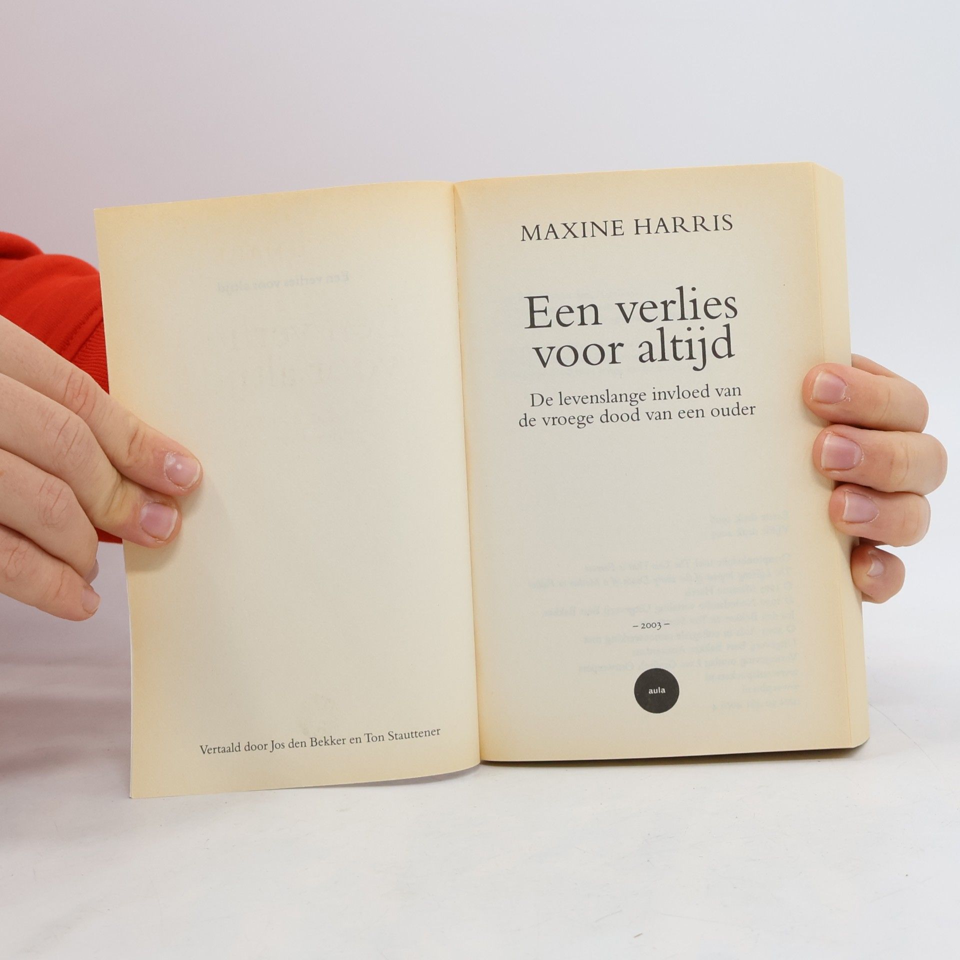 Maxine Harris Een verlies voor altijd