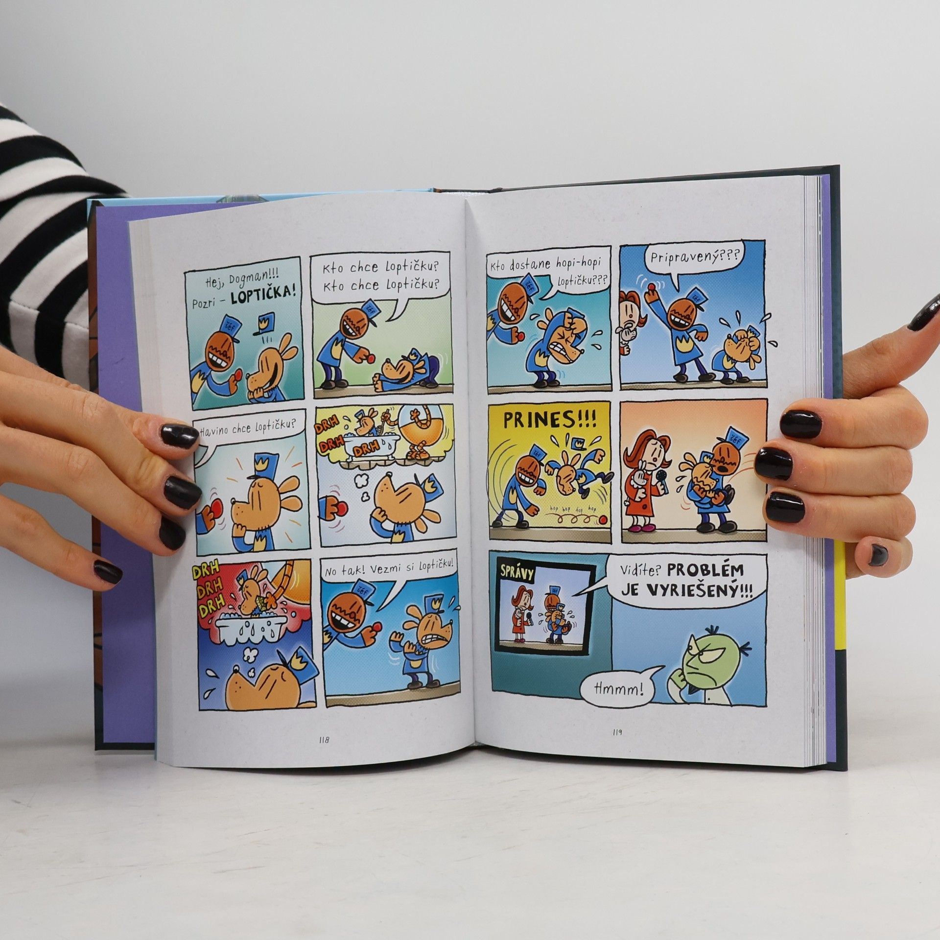 Dav Pilkey Dogman. Komu hodia loptičku