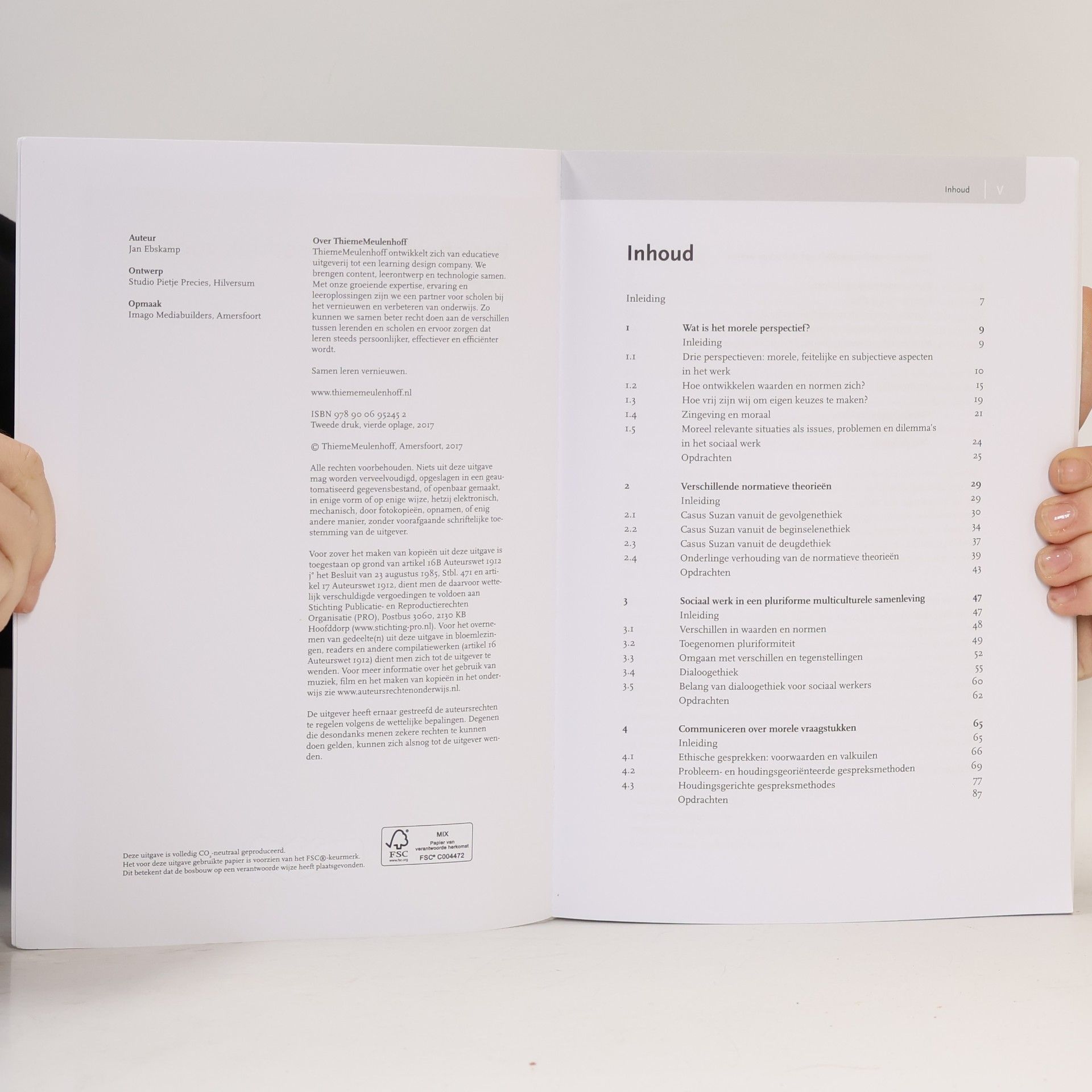 Jan Ebskamp Basisboek Beroepsethiek voor Social Work