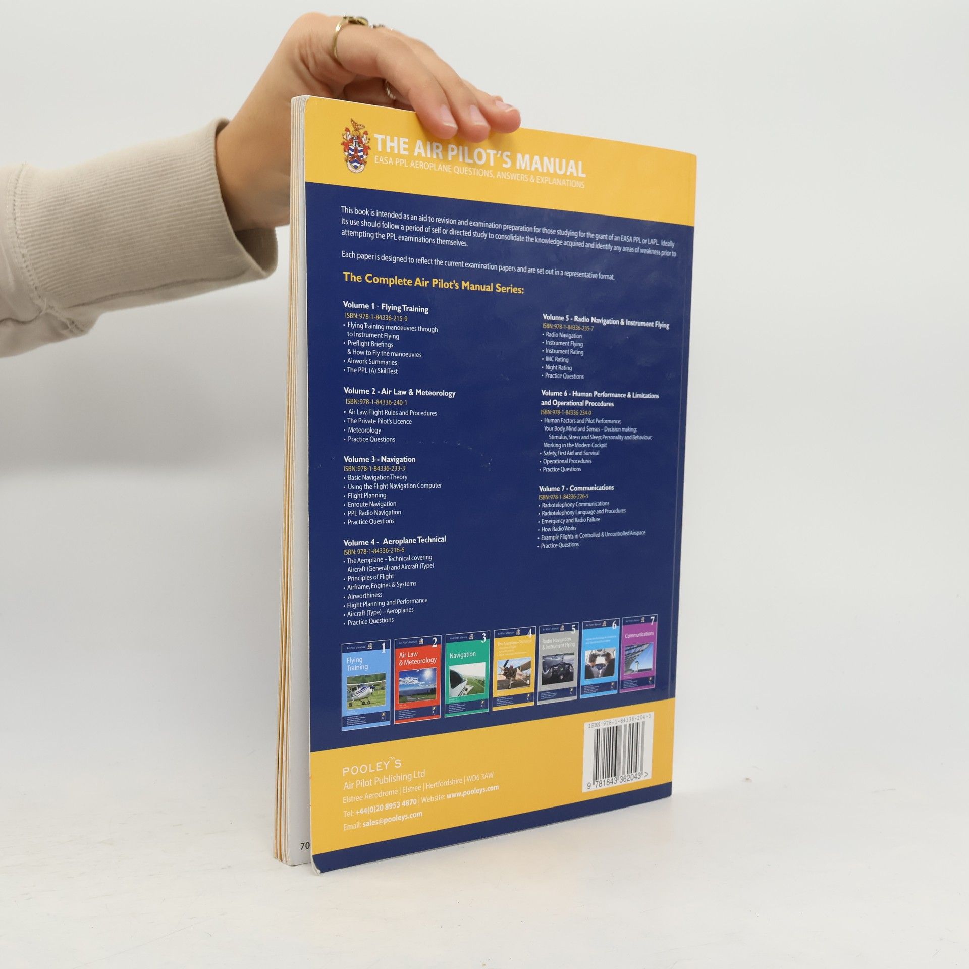 Sebastian Pooley Air Pilot's Manuals - 9: EASA PPL (A) Questions, Answer & Explanations
