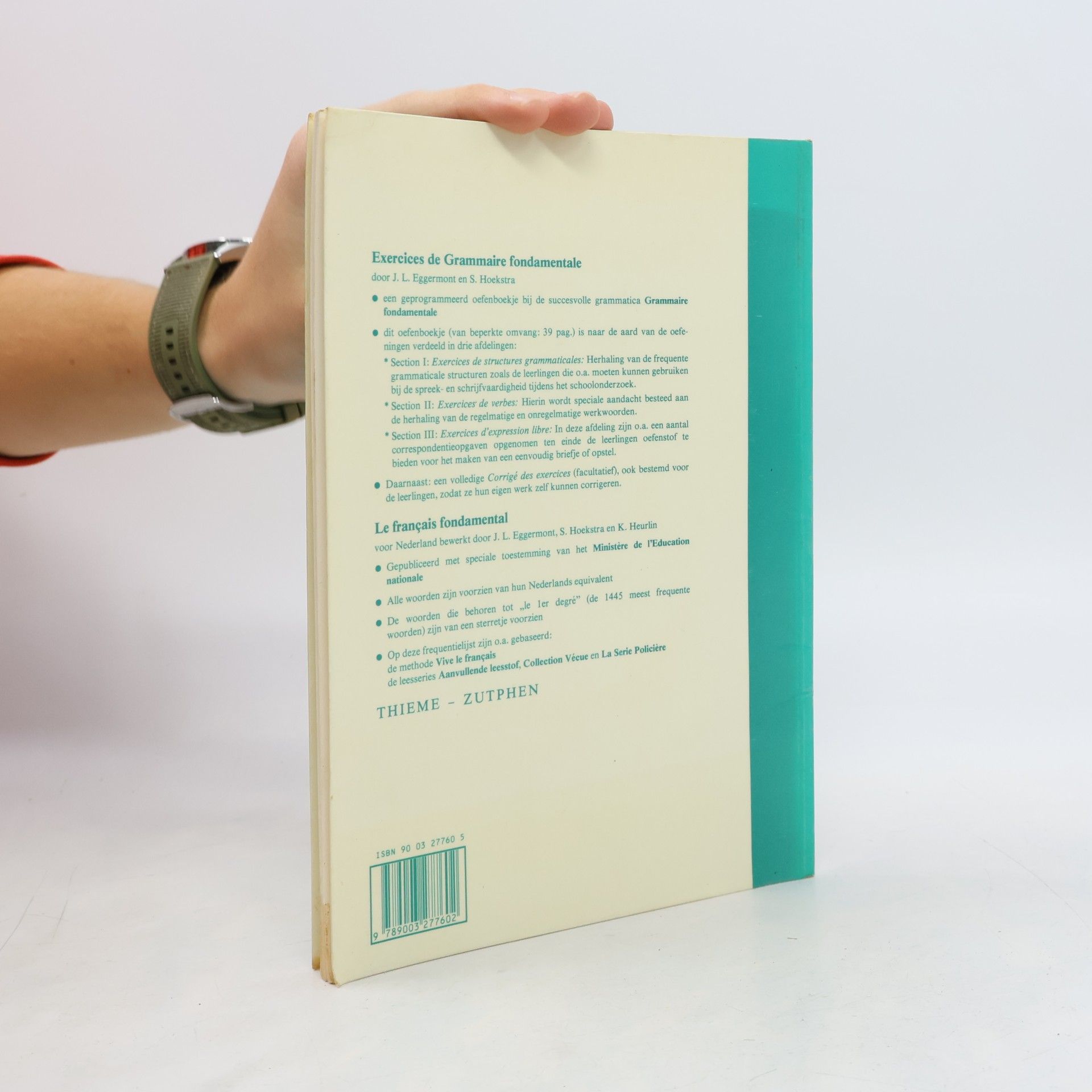 J. L. Eggermont Grammaire fondamentale