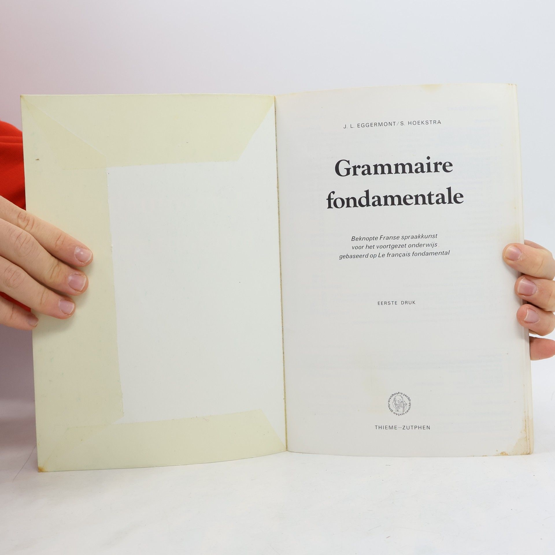 J. L. Eggermont Grammaire fondamentale