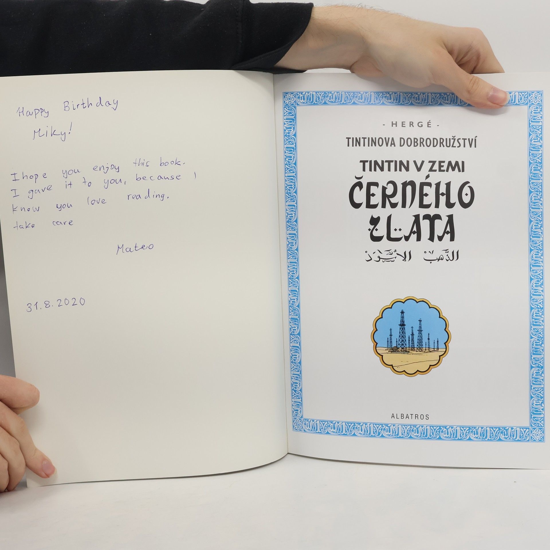 Hergé Tintinova dobrodružství 15. Tintin v zemi černého zlata