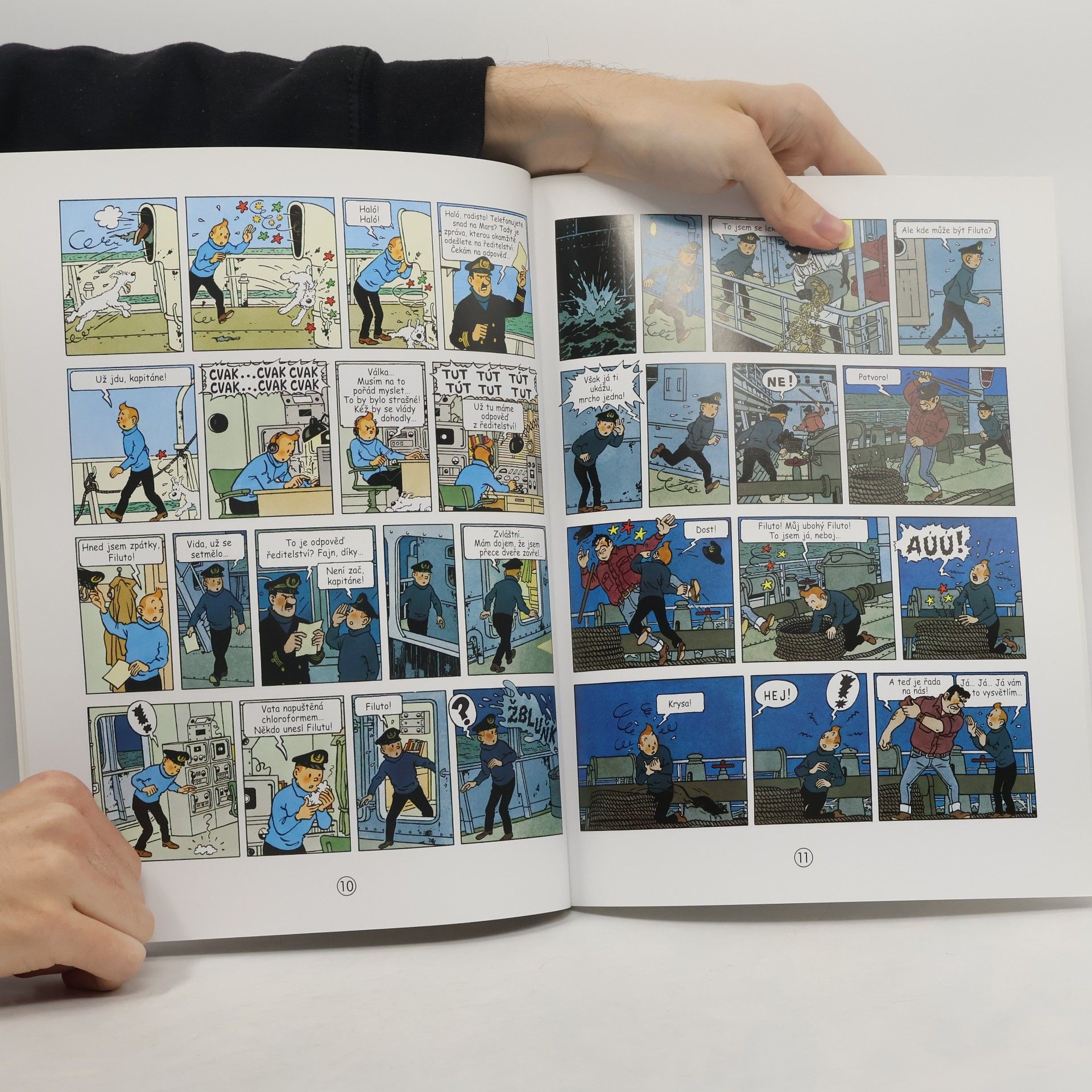 Hergé Tintinova dobrodružství 15. Tintin v zemi černého zlata