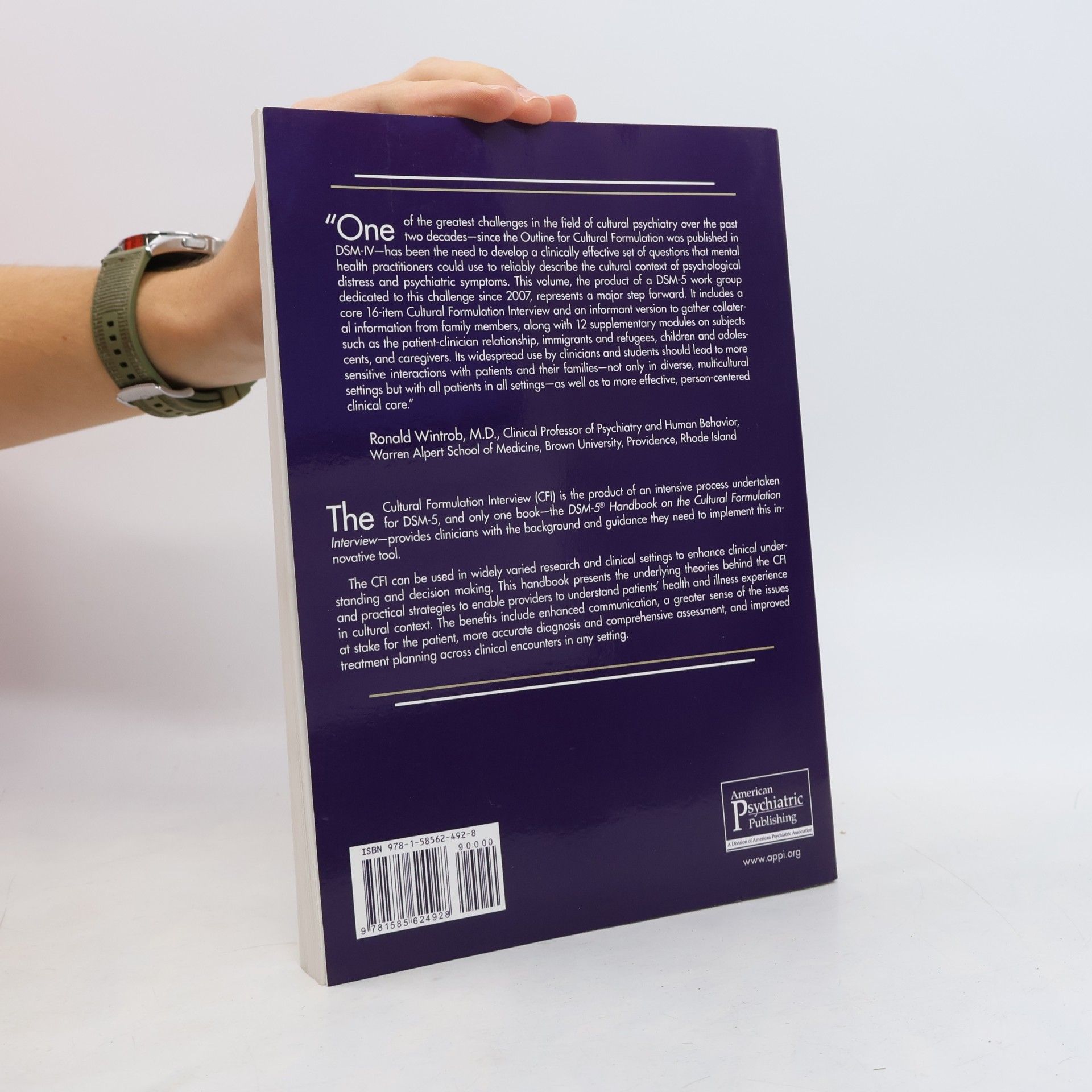 Laurence J. Kirmayer Dsm-5(r) Handbook on the Cultural Formulation Interview