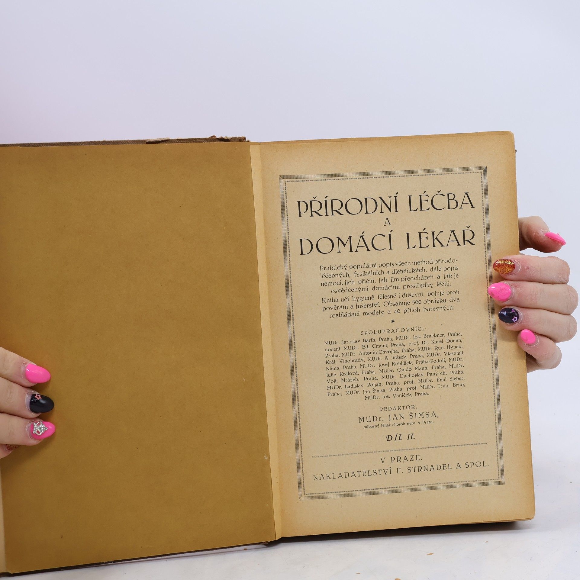 Jan Šimsa Přírodní léčba a domácí lékař II.