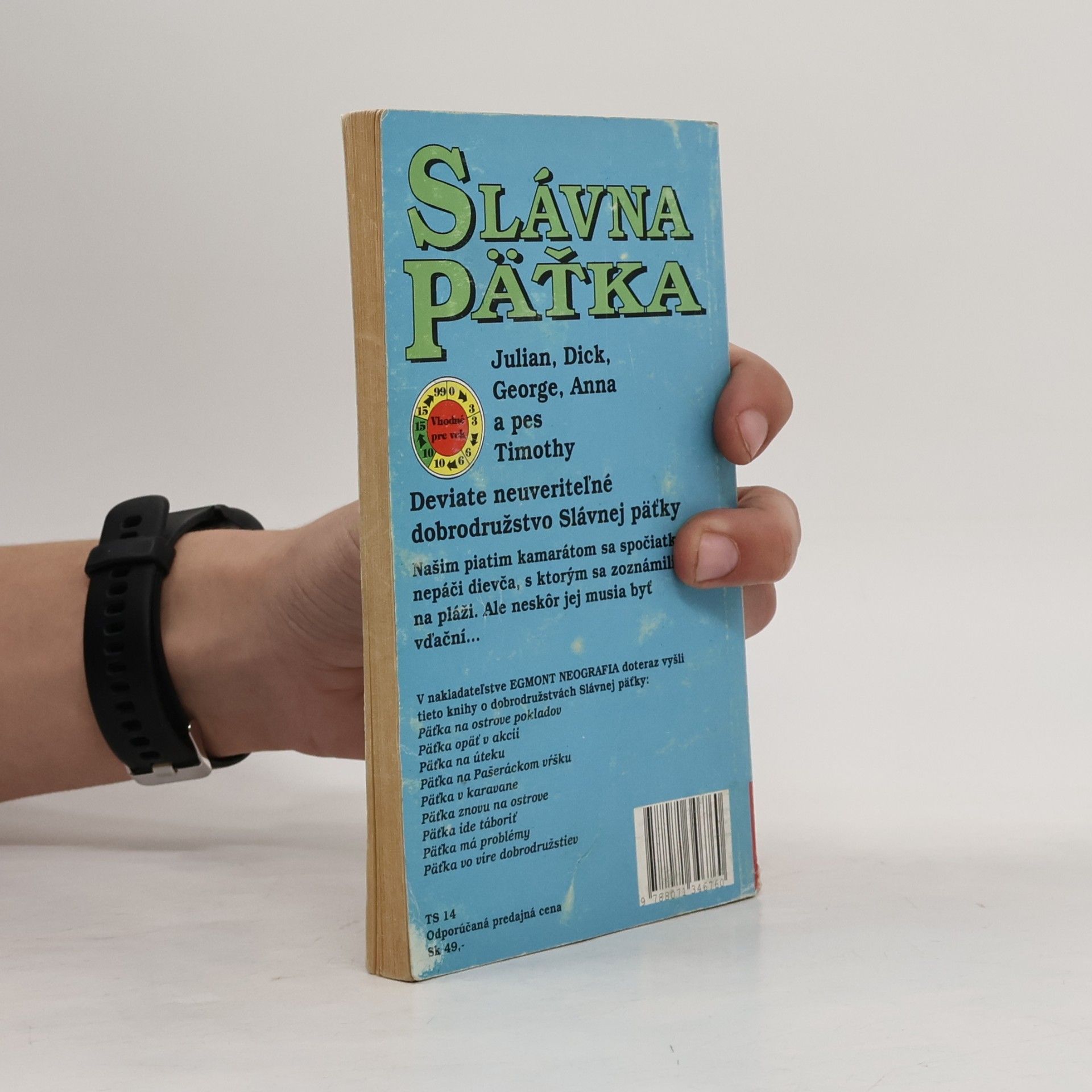 Enid Blyton Päťka vo víre dobrodružstiev