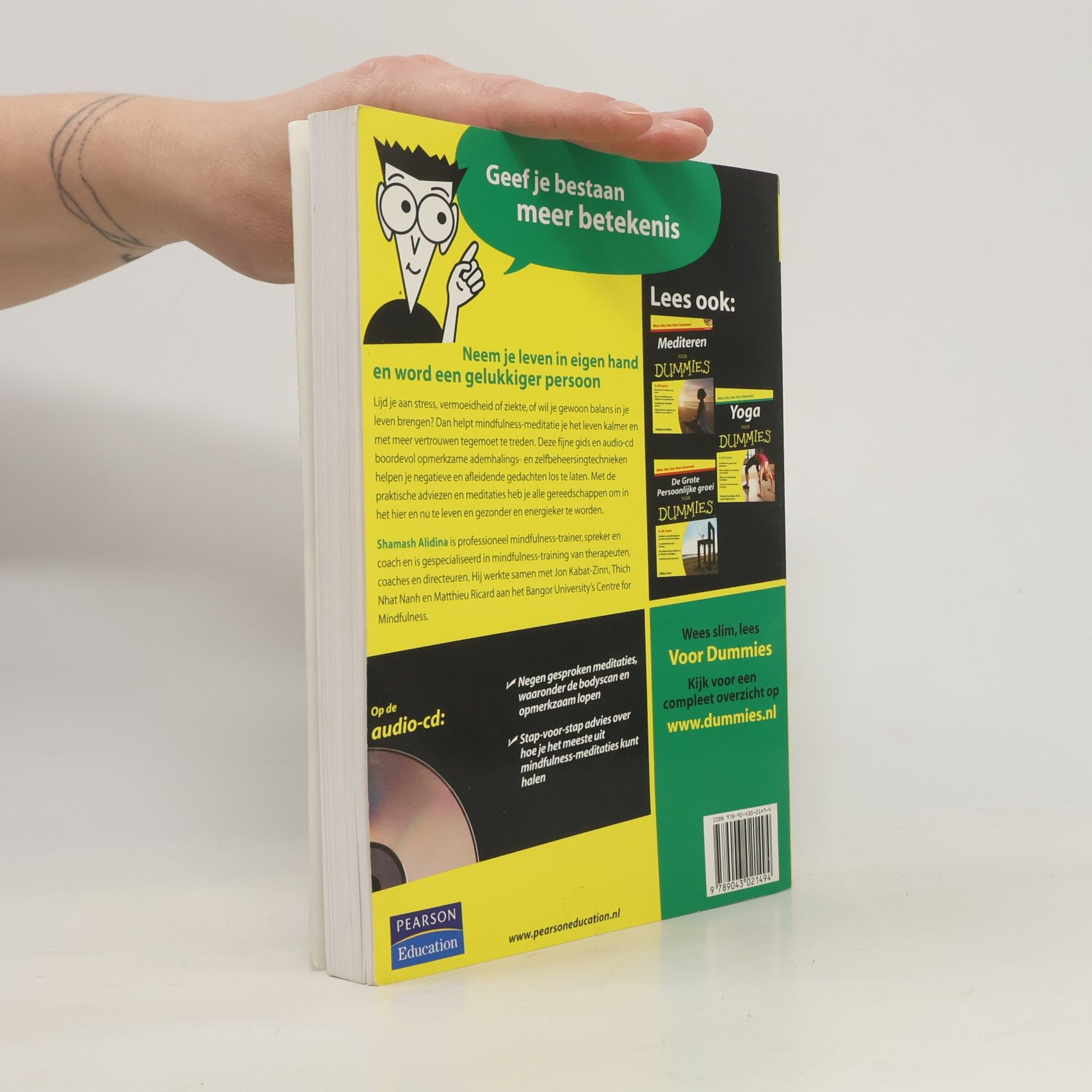 Shamash Alidina Mindfulness voor Dummies met Audio CD
