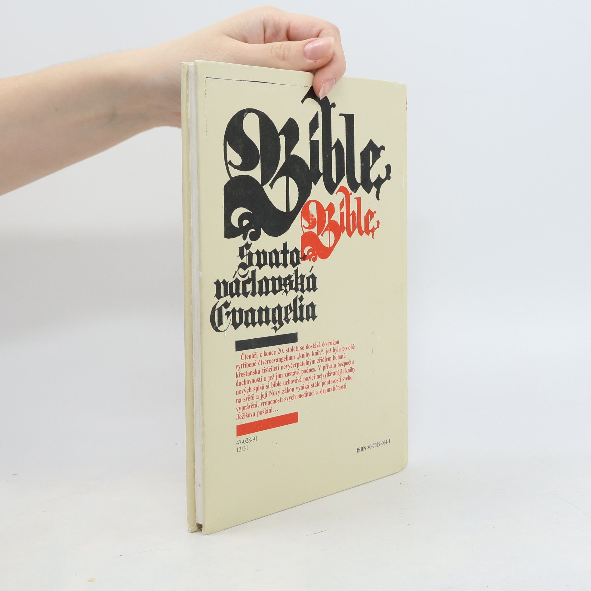 Ivan Soukup Bible: Svatováclavská evangelia