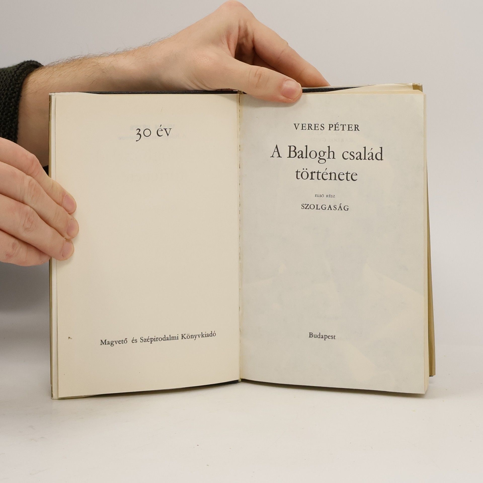 Veres Péter A Balogh család története 1