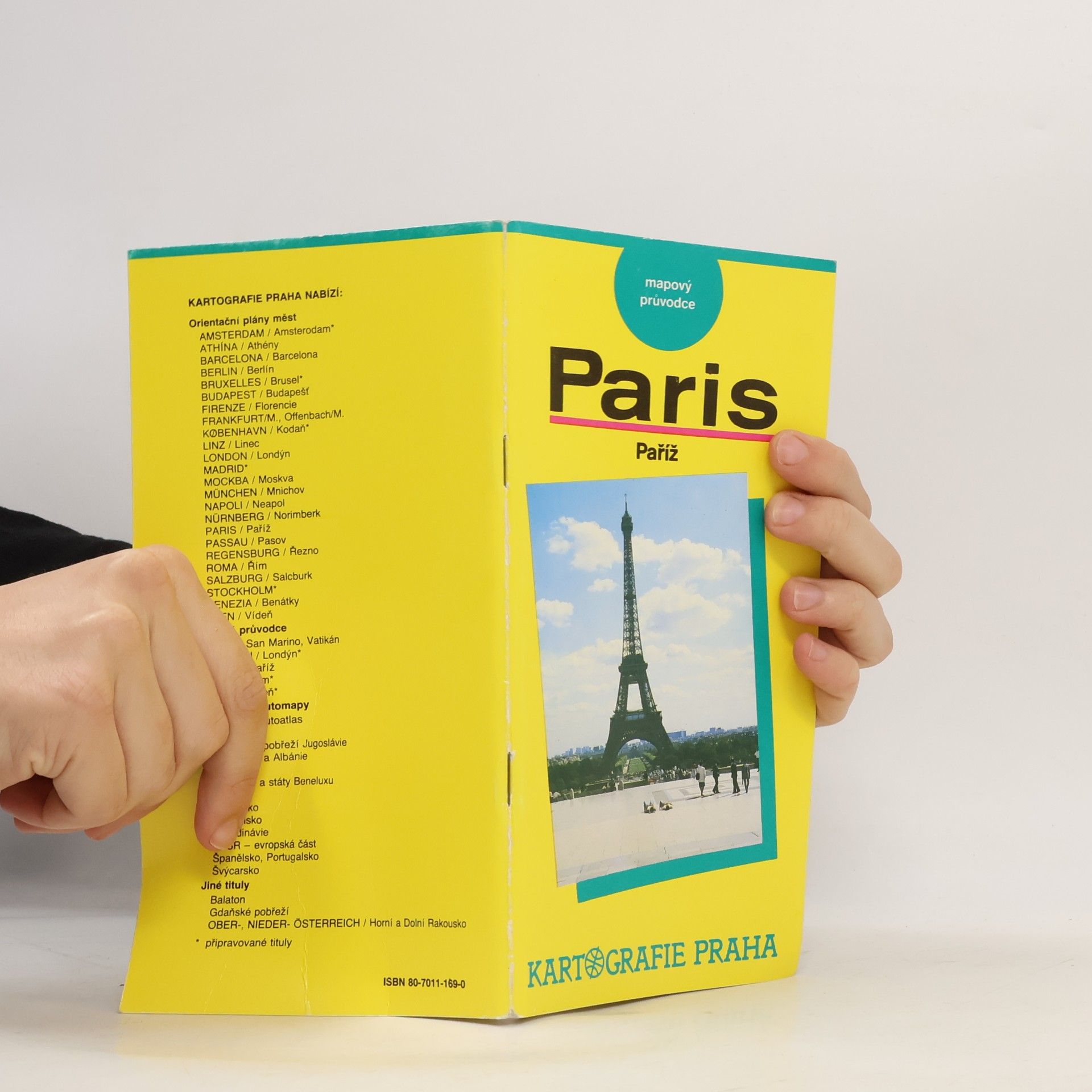 Augustin Fišer Paris / Paříž - mapový průvodce