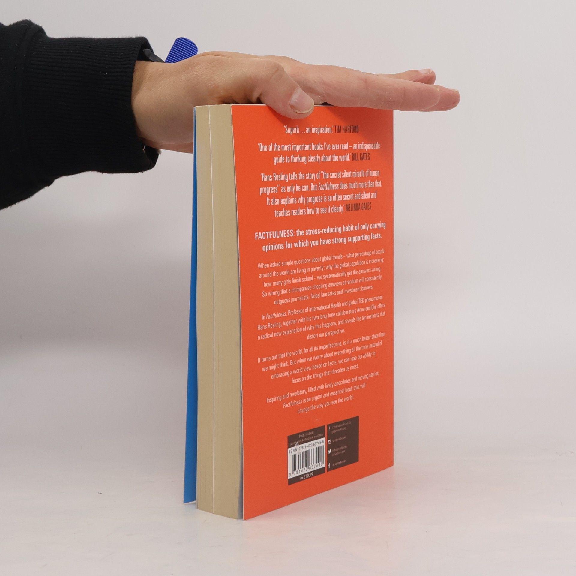 Hans Rosling Factfulness : ten reasons we're wrong about the world - and why things are better than you think