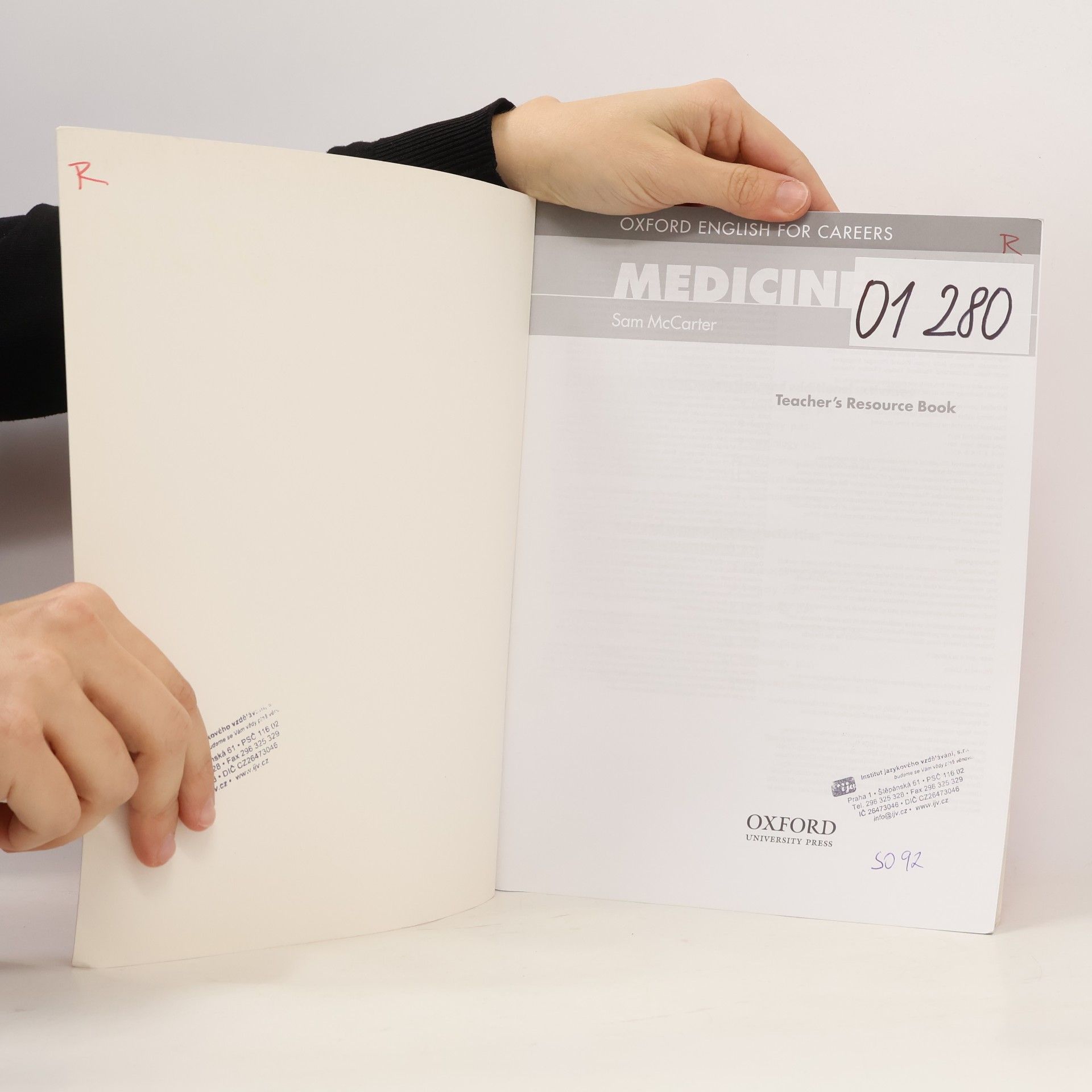 Sam McCarter Oxford English for Careers Medicine 2 Teacher´s Resource Book