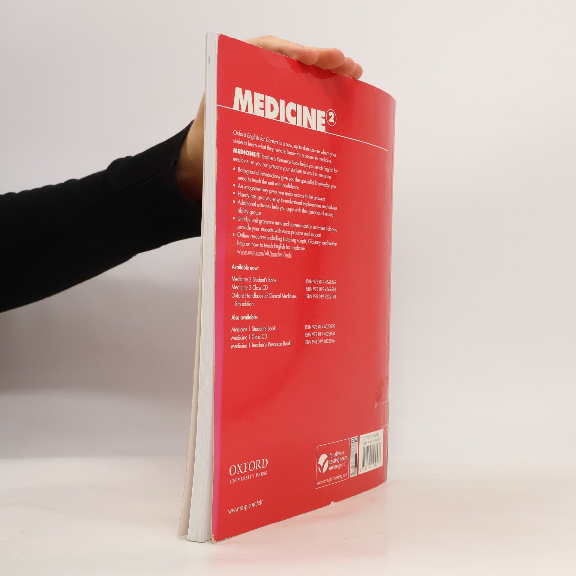 Sam McCarter Oxford English for Careers Medicine 2 Teacher´s Resource Book
