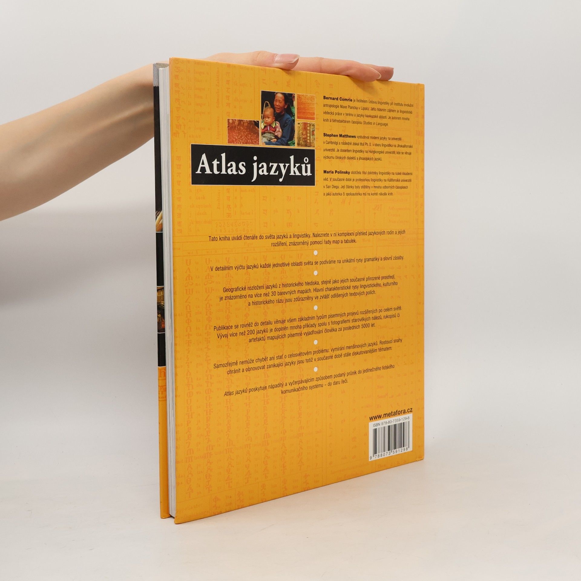Bernard Comrie Atlas jazyků: vznik a vývoj jazyků napříč celým světem