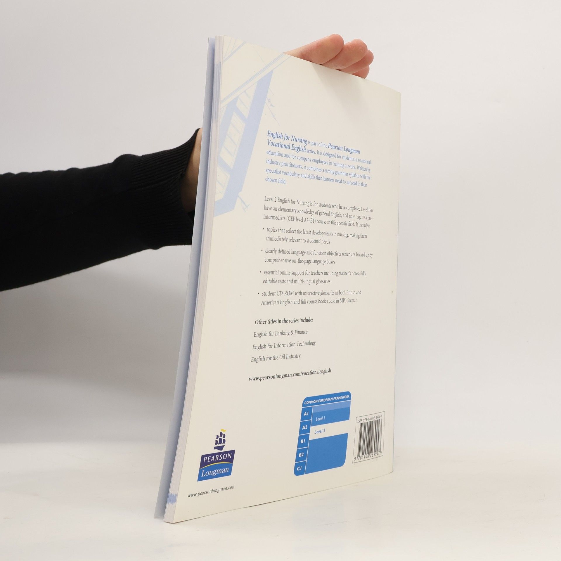 David Bonamy English for Nursing Level 2 Coursebook
