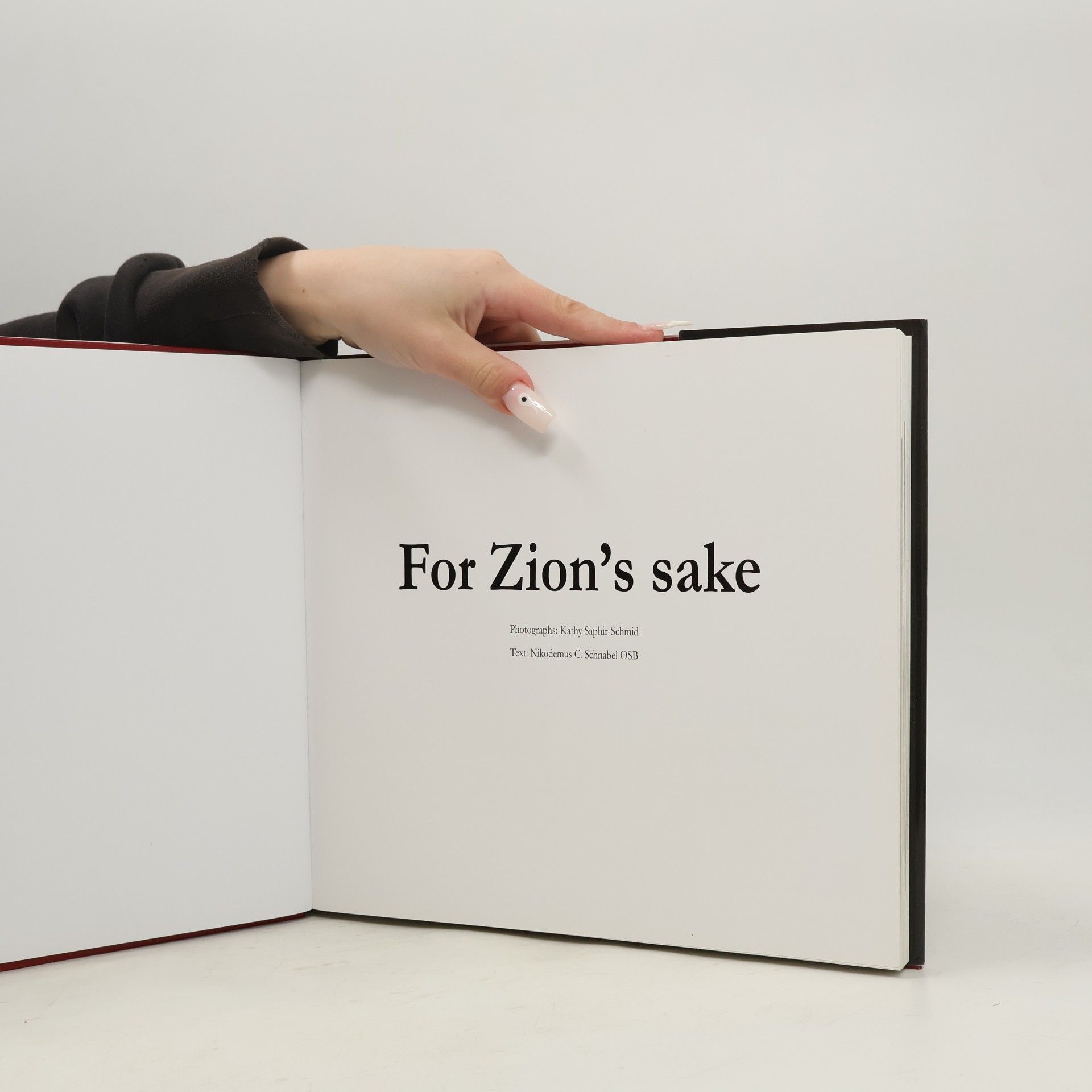 Kathy Saphir-Schmid For Zion’s sake