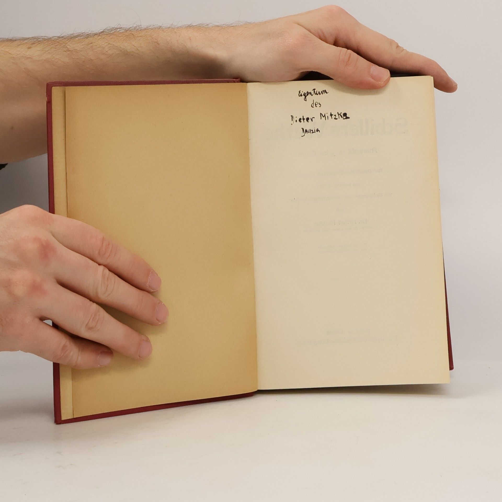 Arthur Rutscher Schillers Werke 10