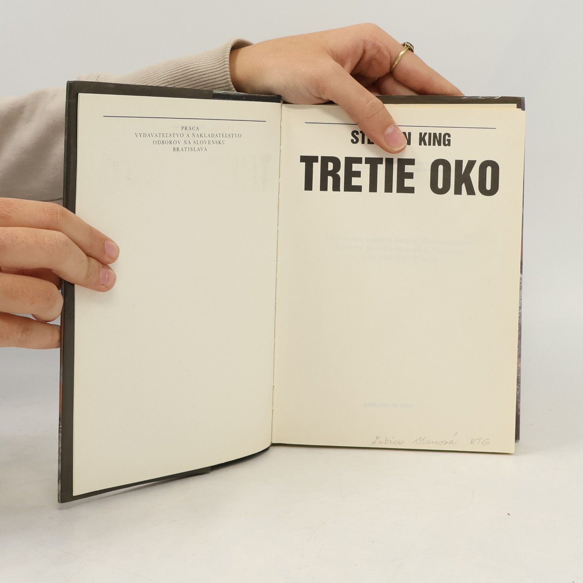 Stephen King Tretie oko