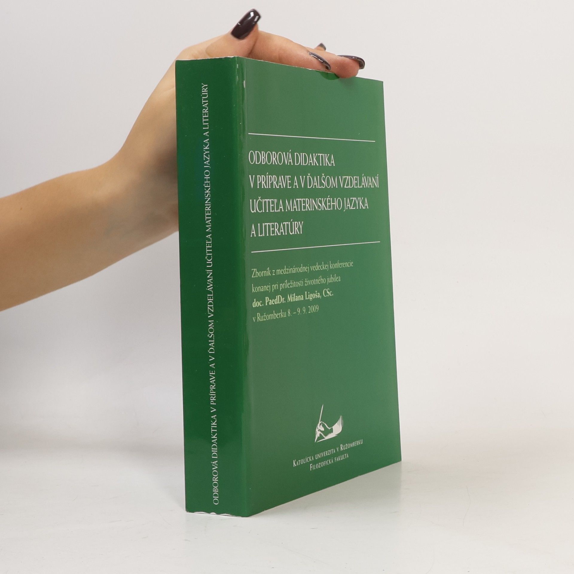 Odborová didaktika v príprave a v ďalšom vzdelávaní učiteĺa materinského jazyka a literatúry