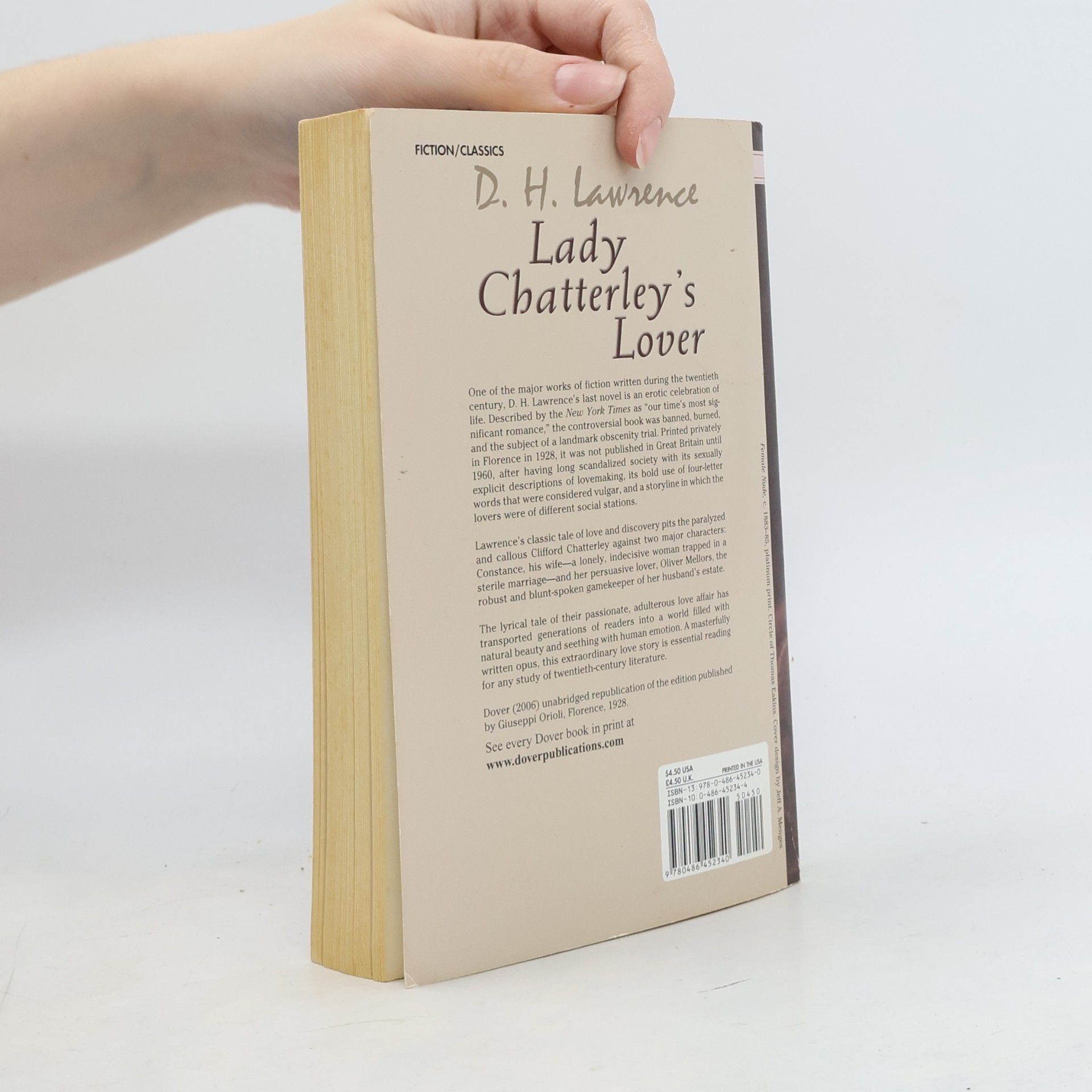 D. H. Lawrence Dover Thrift Editions: Lady Chatterley's Lover