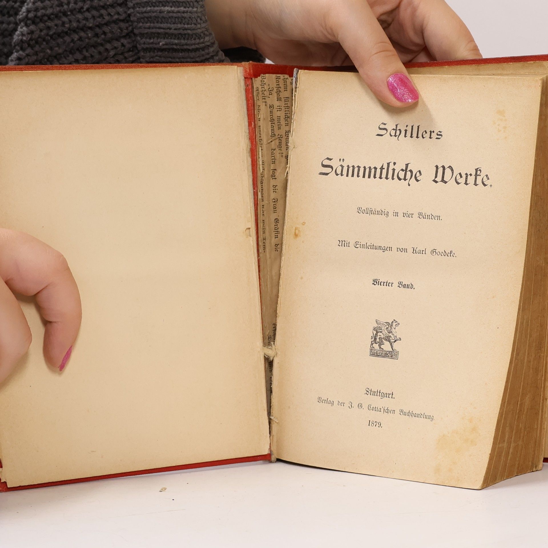 Friedrich Schiller Schillers sämmtliche Werke. Band IV.