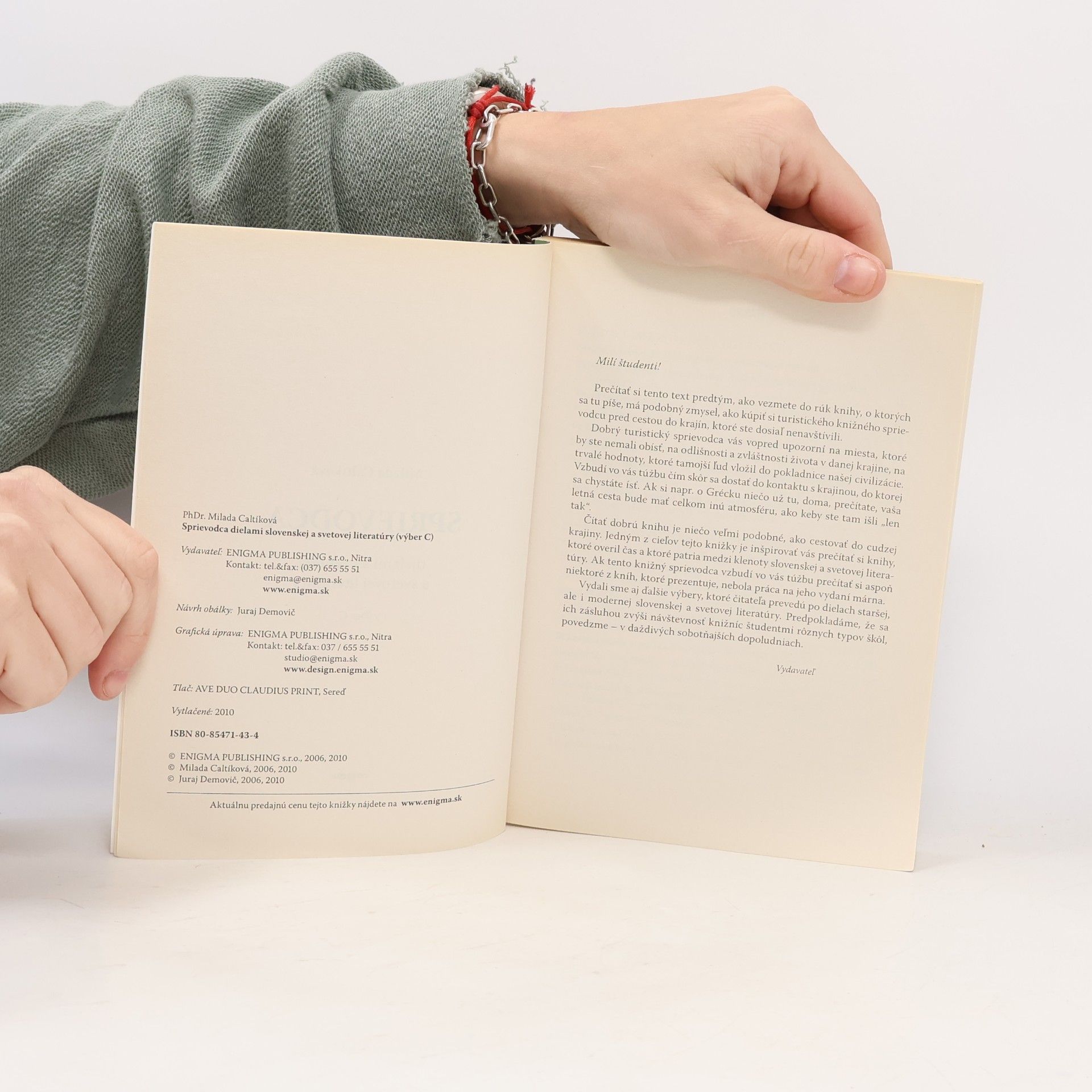 Milada Caltíková Sprievodca dielami slovenskej a svetovej literatúry